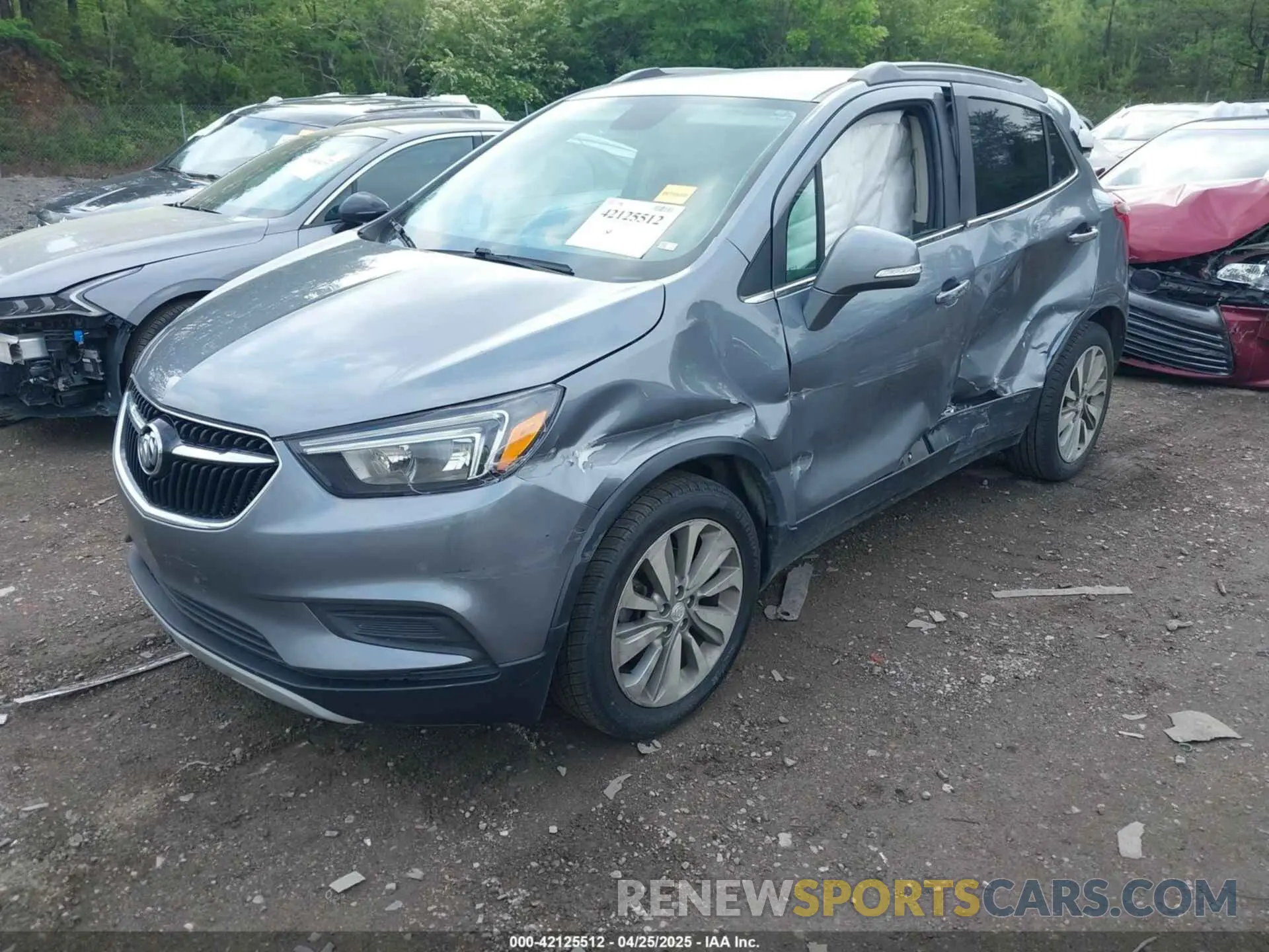 2 Фотография поврежденного автомобиля KL4CJASB4KA835826 BUICK ENCORE 2019