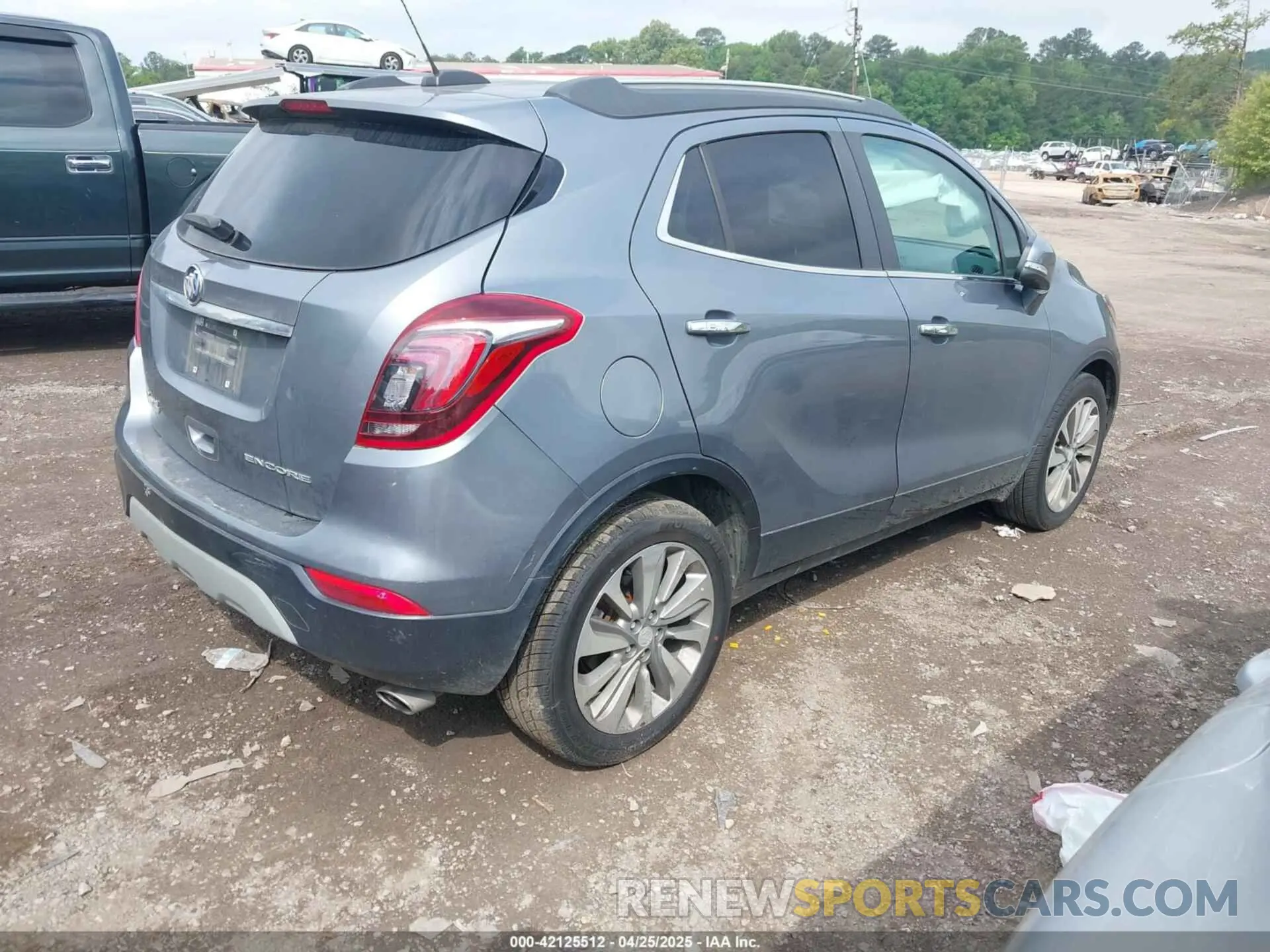 4 Фотография поврежденного автомобиля KL4CJASB4KA835826 BUICK ENCORE 2019