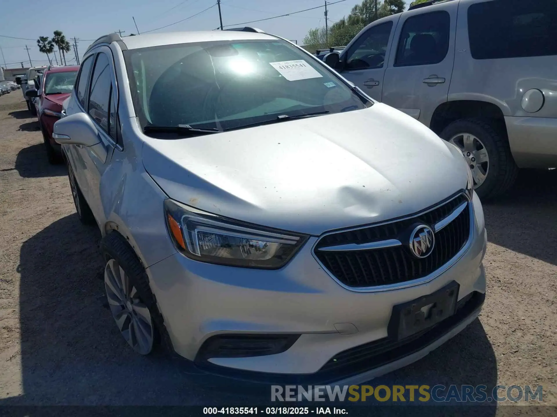 1 Photograph of a damaged car KL4CJASB4KB709627 BUICK ENCORE 2019