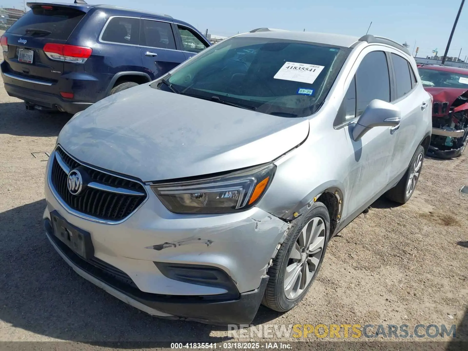 2 Photograph of a damaged car KL4CJASB4KB709627 BUICK ENCORE 2019