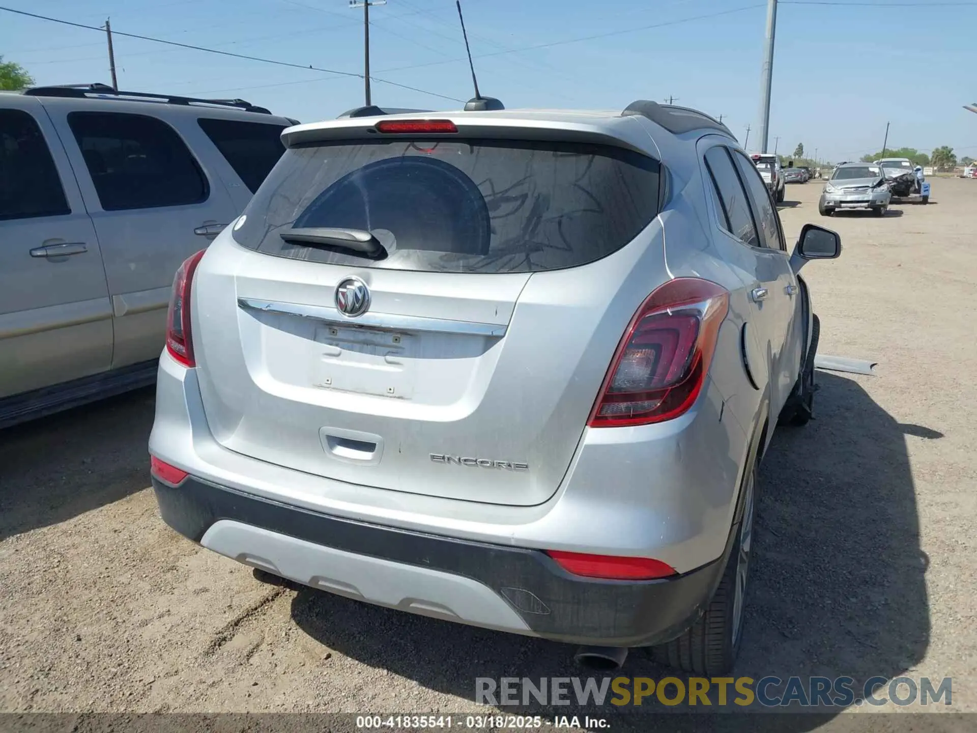 4 Photograph of a damaged car KL4CJASB4KB709627 BUICK ENCORE 2019