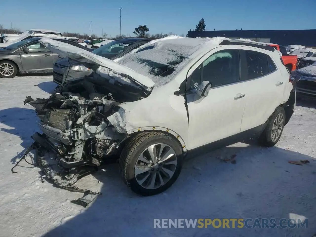 1 Фотография поврежденного автомобиля KL4CJASB4KB760612 BUICK ENCORE 2019