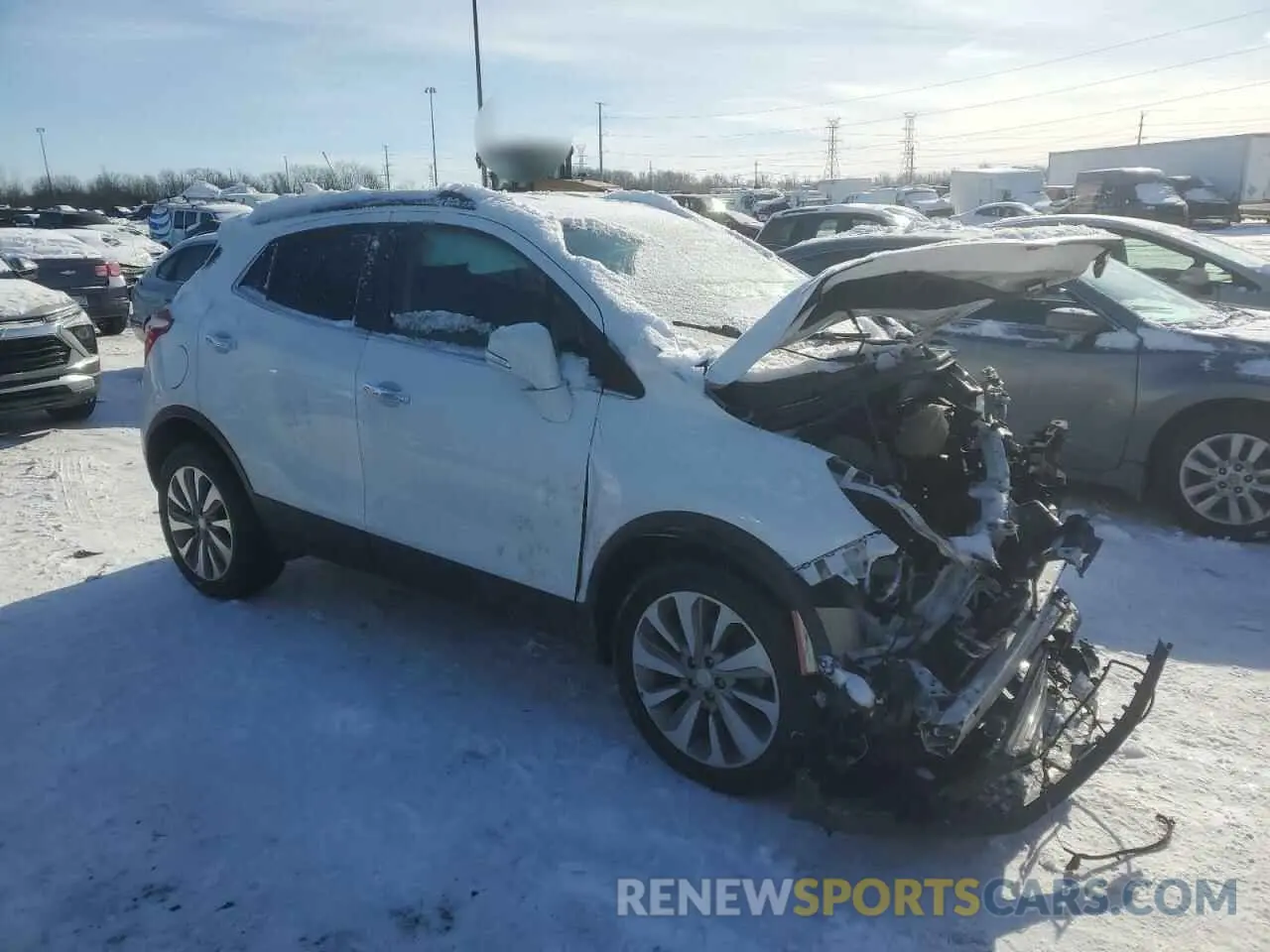 4 Фотография поврежденного автомобиля KL4CJASB4KB760612 BUICK ENCORE 2019