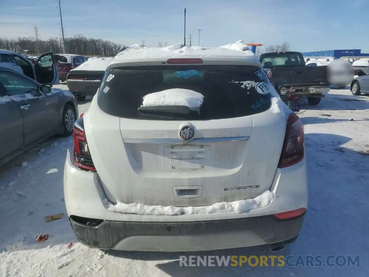6 Фотография поврежденного автомобиля KL4CJASB4KB760612 BUICK ENCORE 2019