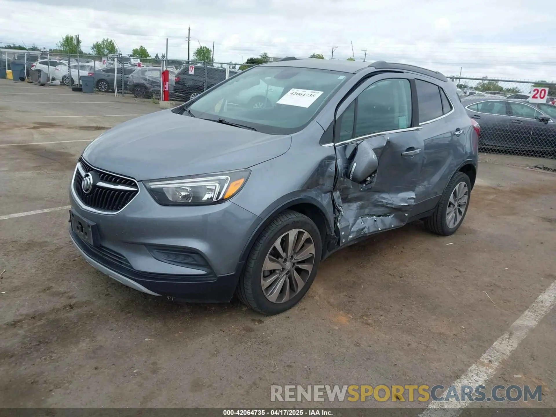 2 Photograph of a damaged car KL4CJASB4KB885142 BUICK ENCORE 2019