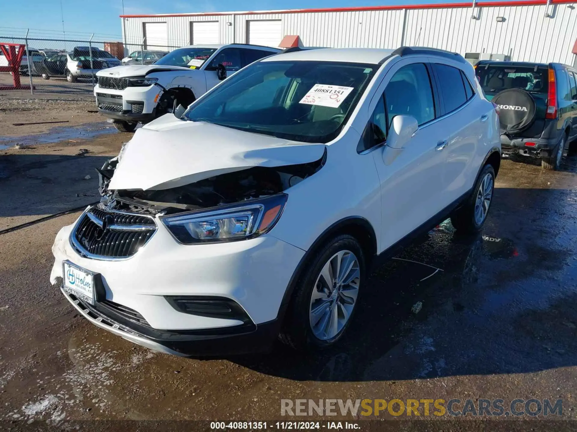 2 Photograph of a damaged car KL4CJASB4KB897596 BUICK ENCORE 2019