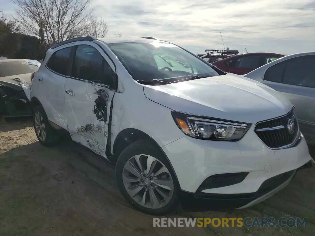 4 Фотография поврежденного автомобиля KL4CJASB4KB907995 BUICK ENCORE 2019
