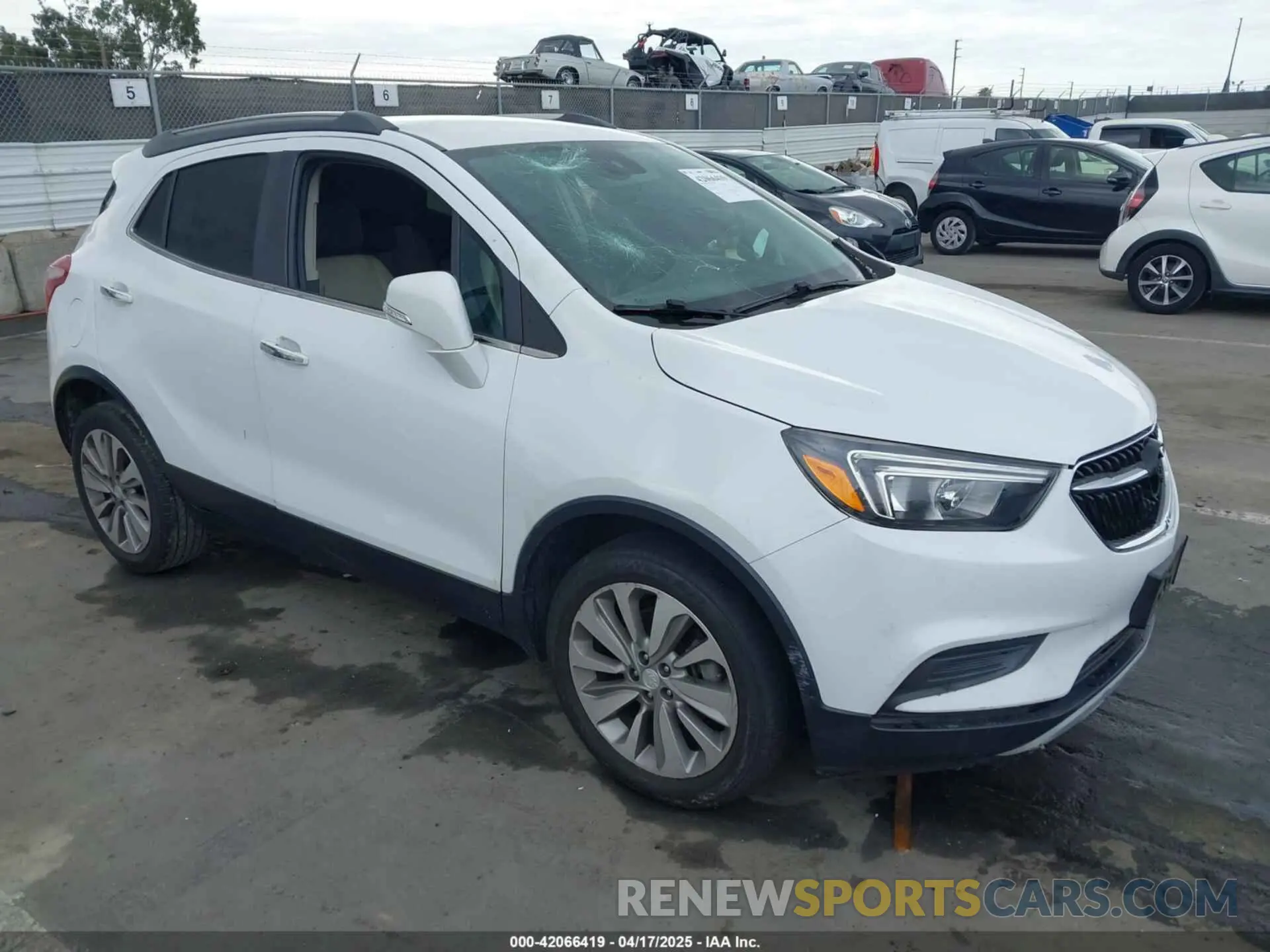 1 Photograph of a damaged car KL4CJASB5KB704579 BUICK ENCORE 2019