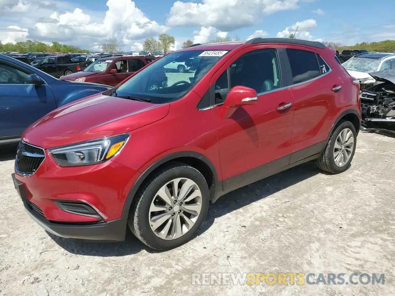 1 Photograph of a damaged car KL4CJASB5KB771635 BUICK ENCORE 2019