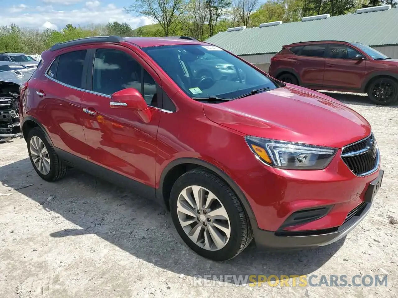 4 Photograph of a damaged car KL4CJASB5KB771635 BUICK ENCORE 2019