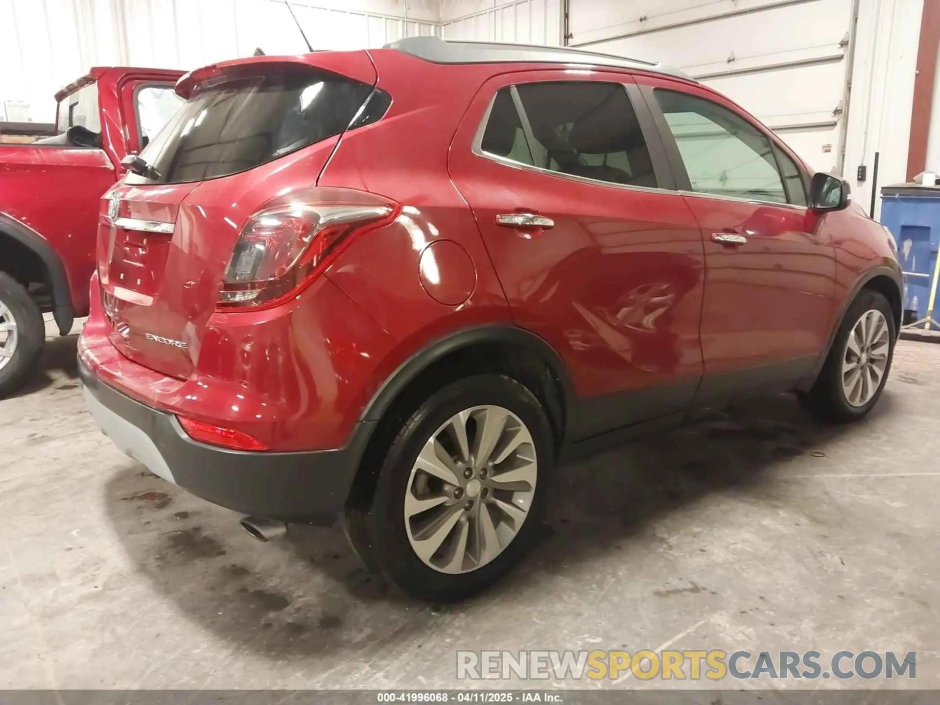 4 Фотография поврежденного автомобиля KL4CJASB5KB790637 BUICK ENCORE 2019