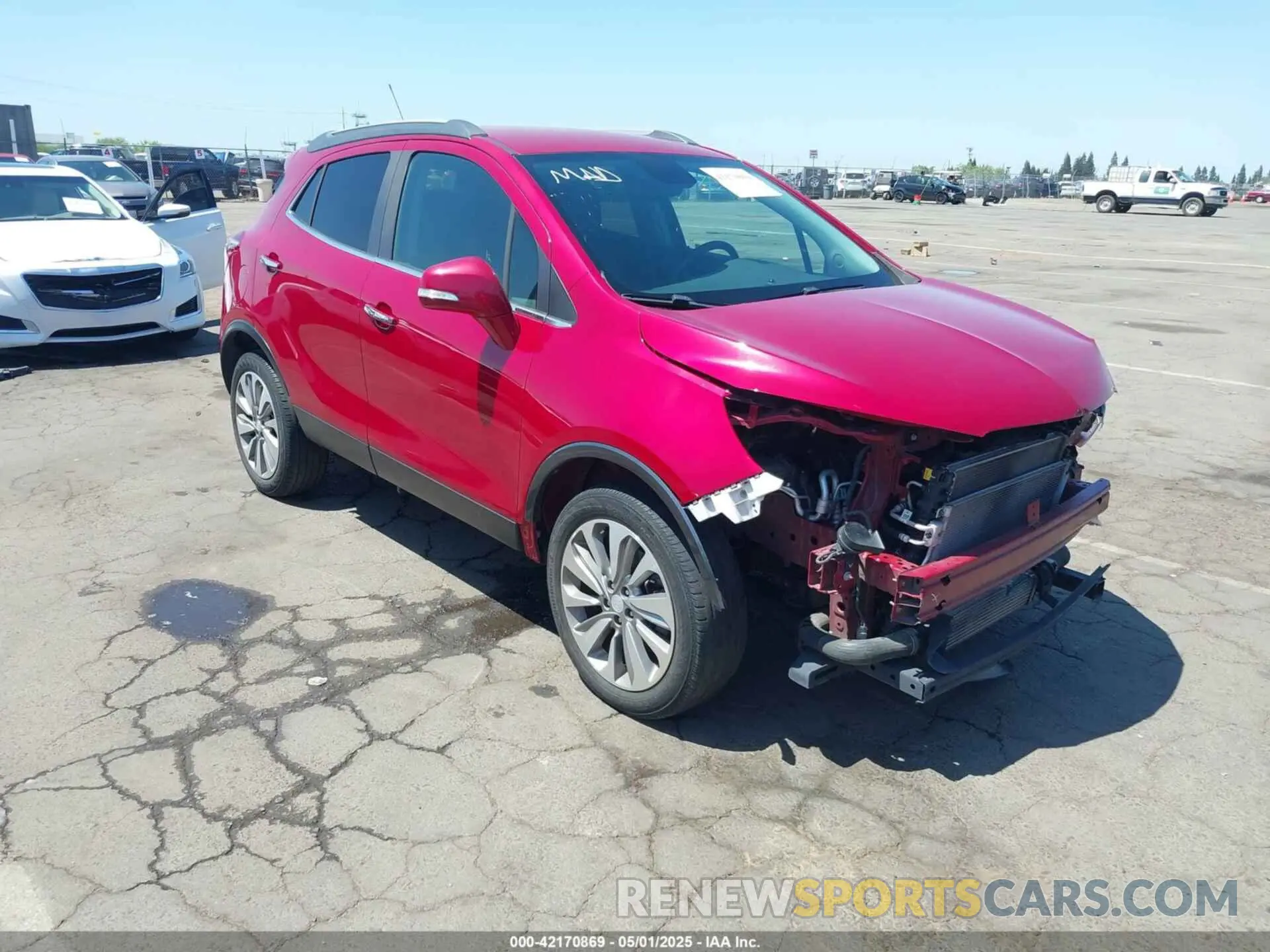 1 Фотография поврежденного автомобиля KL4CJASB5KB837813 BUICK ENCORE 2019