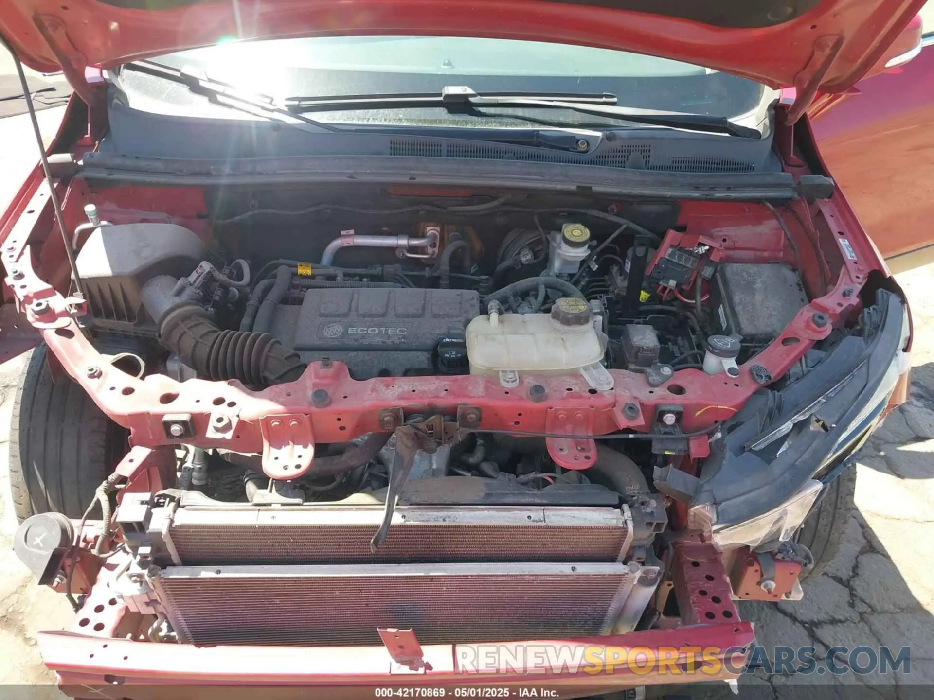 10 Фотография поврежденного автомобиля KL4CJASB5KB837813 BUICK ENCORE 2019