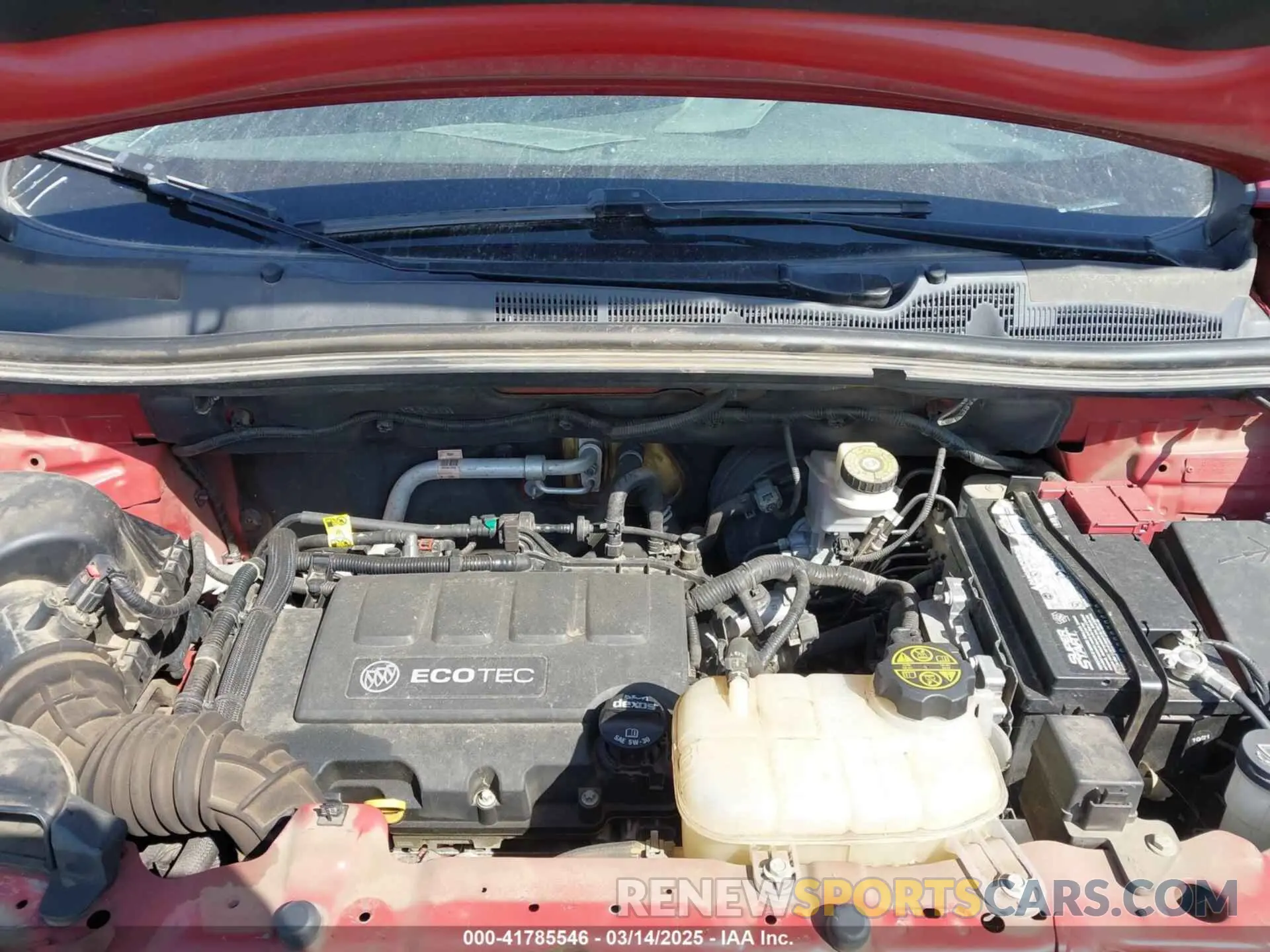 10 Фотография поврежденного автомобиля KL4CJASB6KB728714 BUICK ENCORE 2019