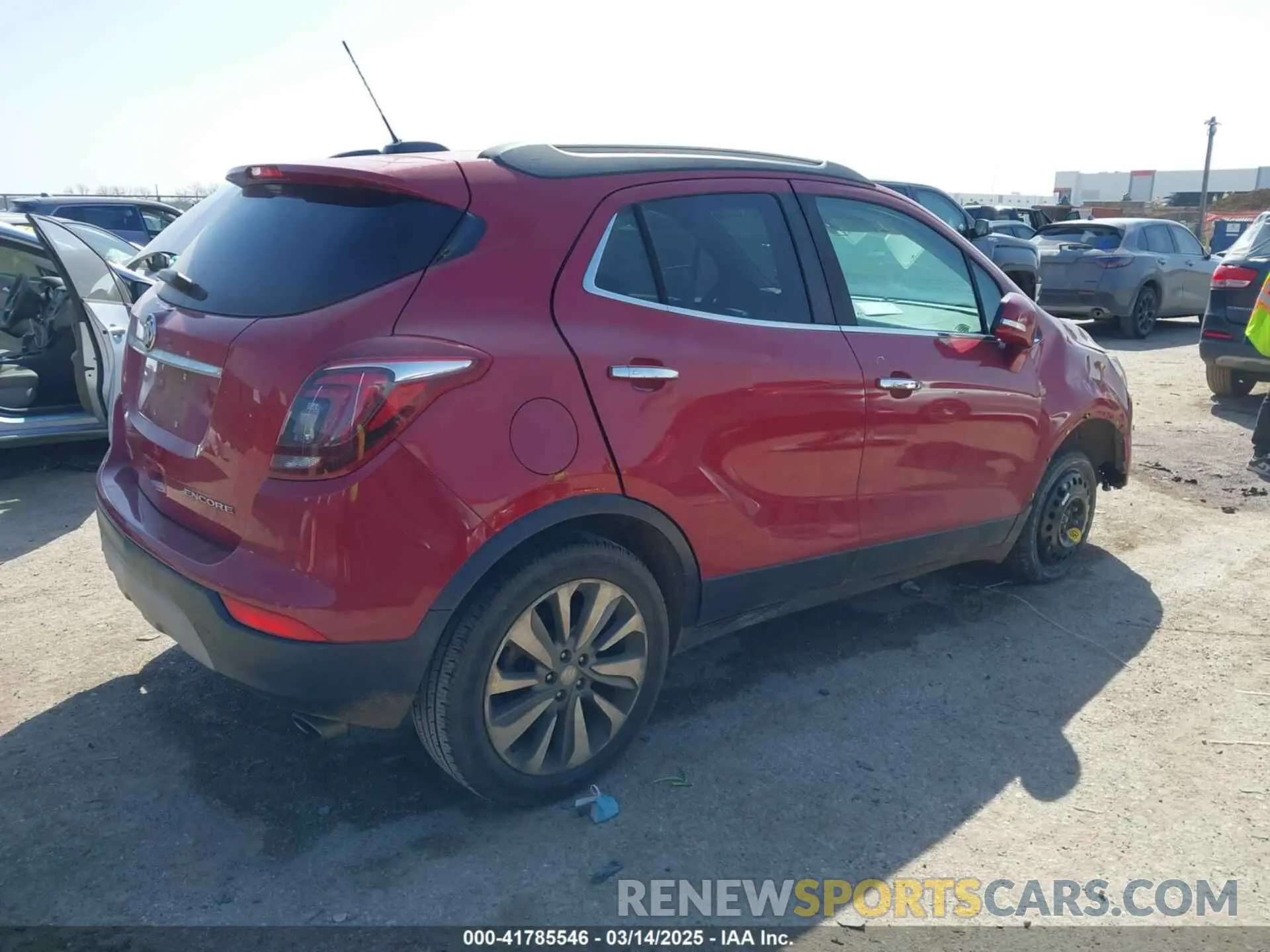 4 Фотография поврежденного автомобиля KL4CJASB6KB728714 BUICK ENCORE 2019