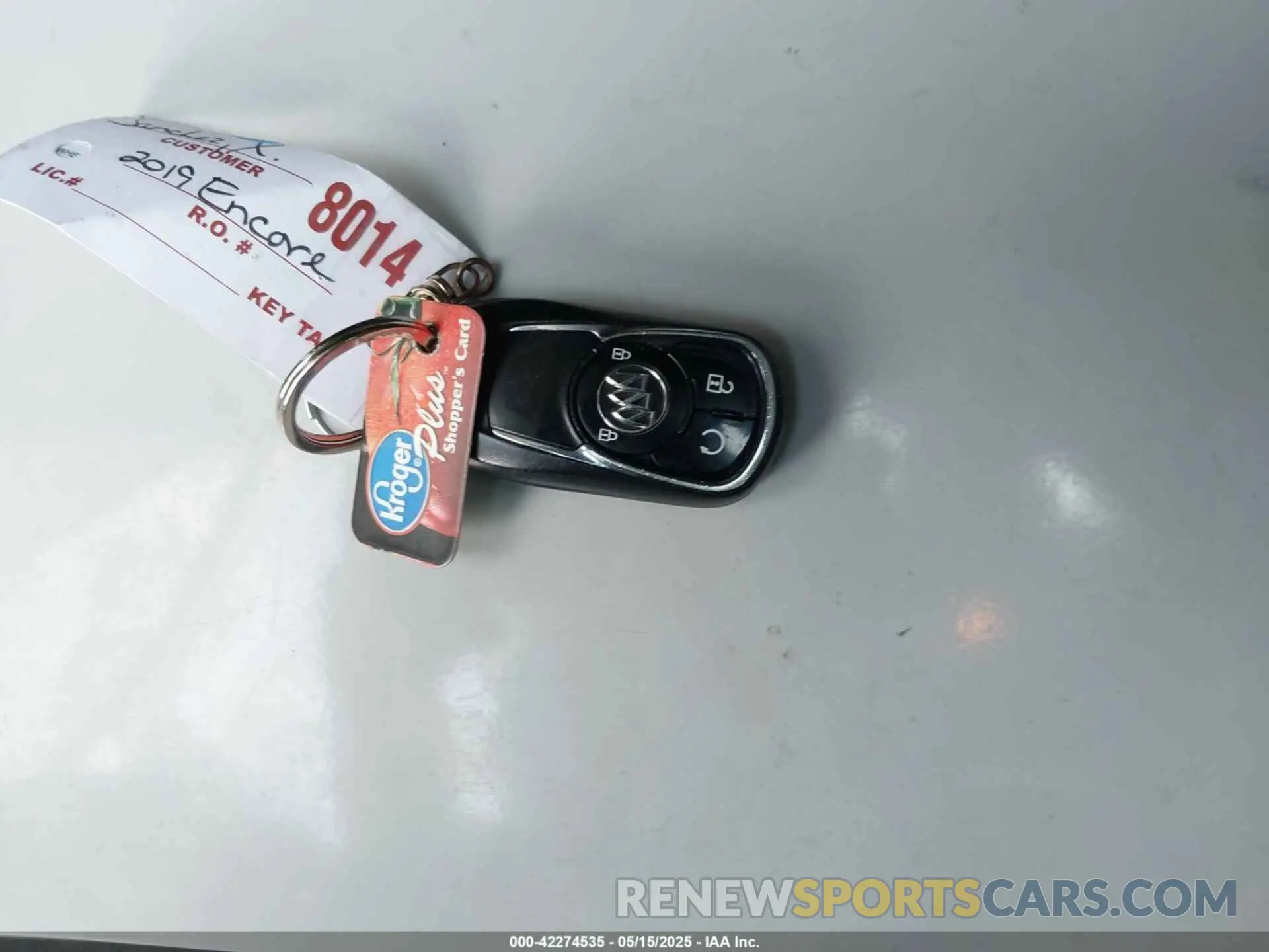 11 Фотография поврежденного автомобиля KL4CJASB6KB731435 BUICK ENCORE 2019