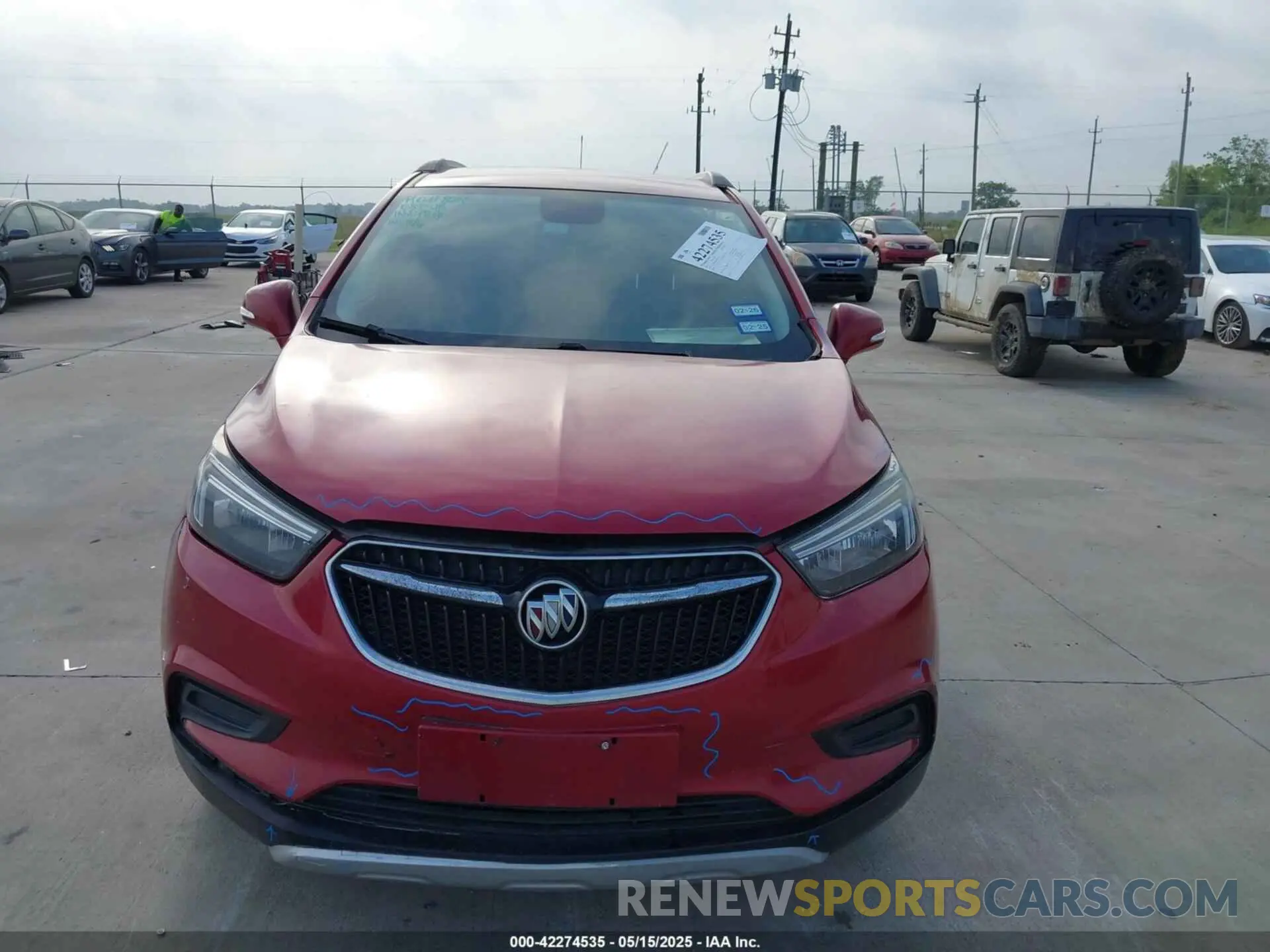 12 Фотография поврежденного автомобиля KL4CJASB6KB731435 BUICK ENCORE 2019