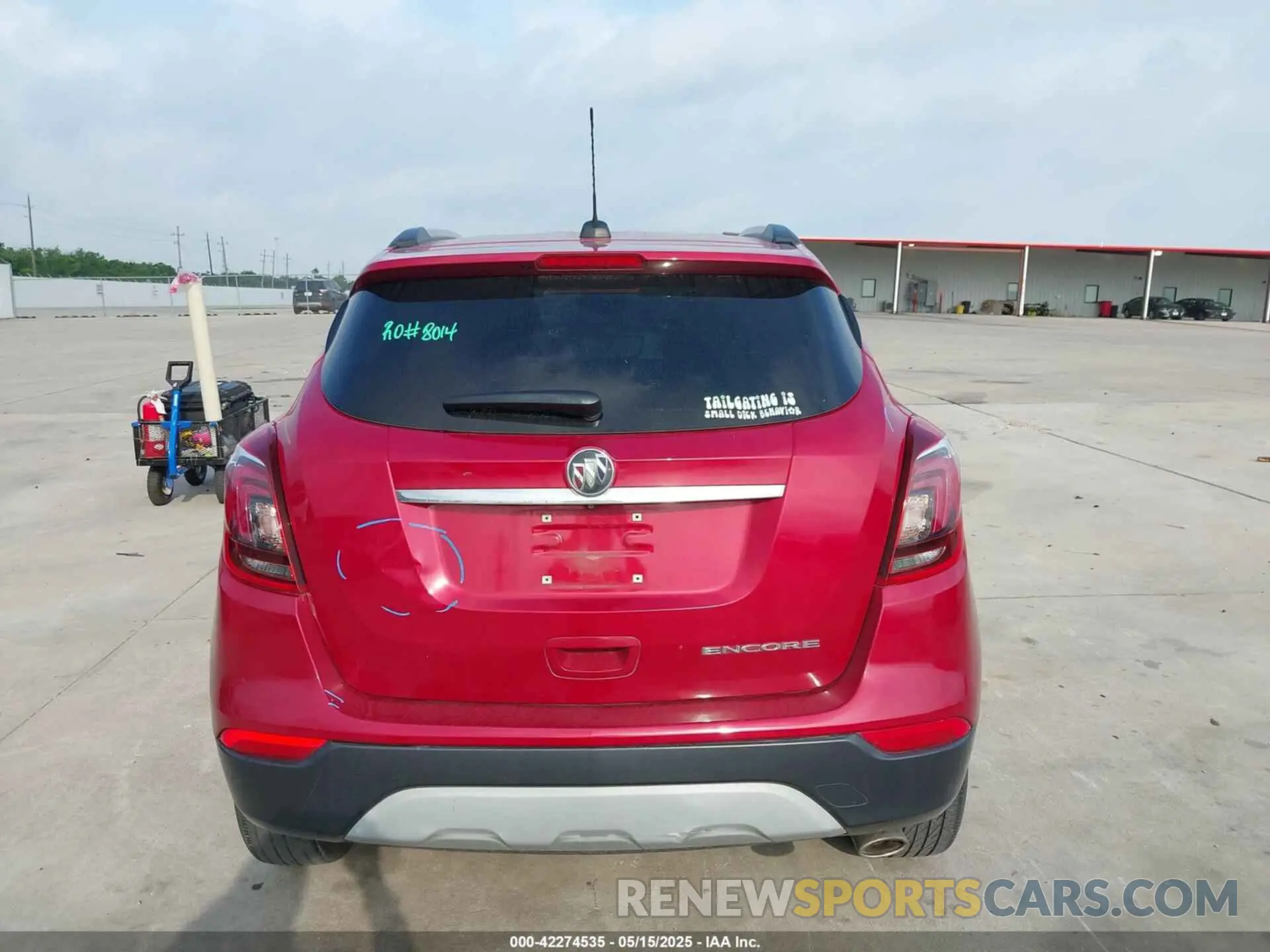 16 Фотография поврежденного автомобиля KL4CJASB6KB731435 BUICK ENCORE 2019