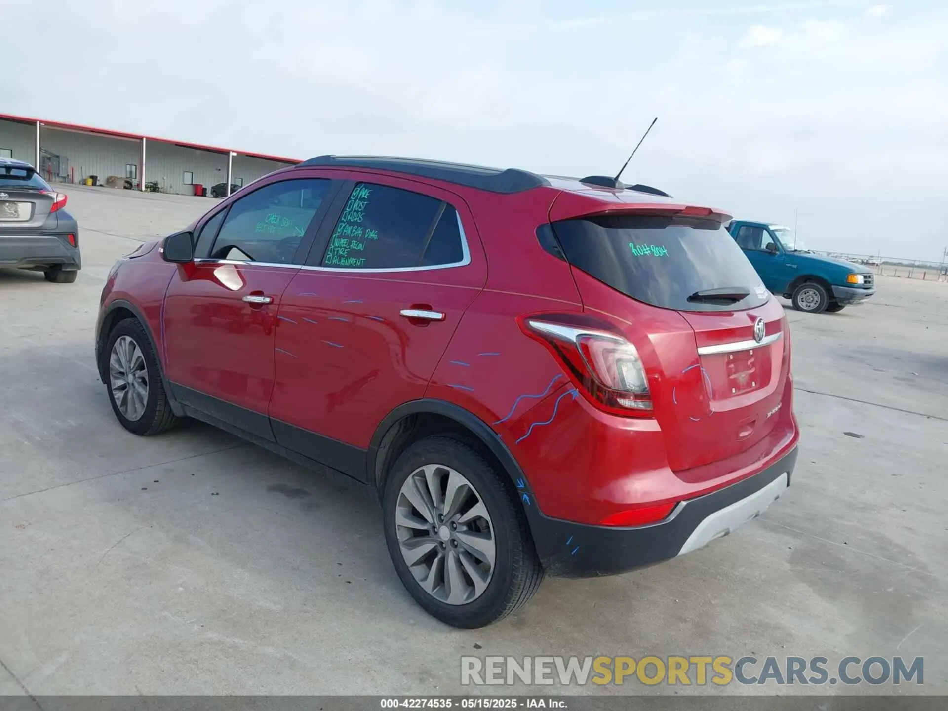 3 Фотография поврежденного автомобиля KL4CJASB6KB731435 BUICK ENCORE 2019
