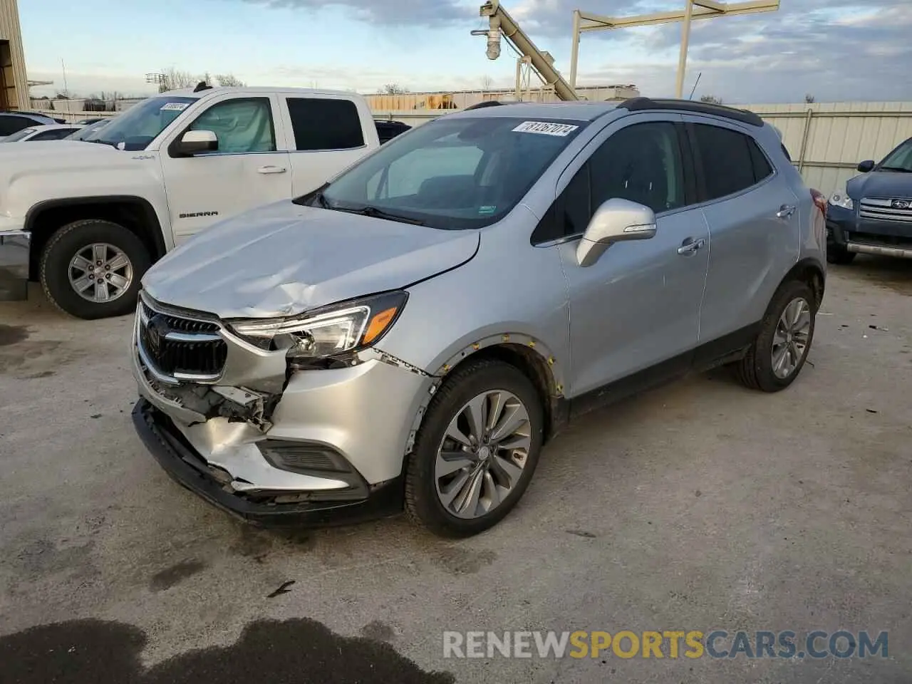1 Photograph of a damaged car KL4CJASB6KB731872 BUICK ENCORE 2019