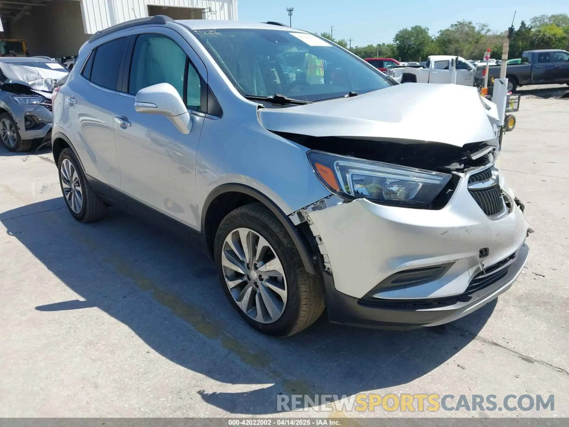 1 Photograph of a damaged car KL4CJASB6KB828473 BUICK ENCORE 2019