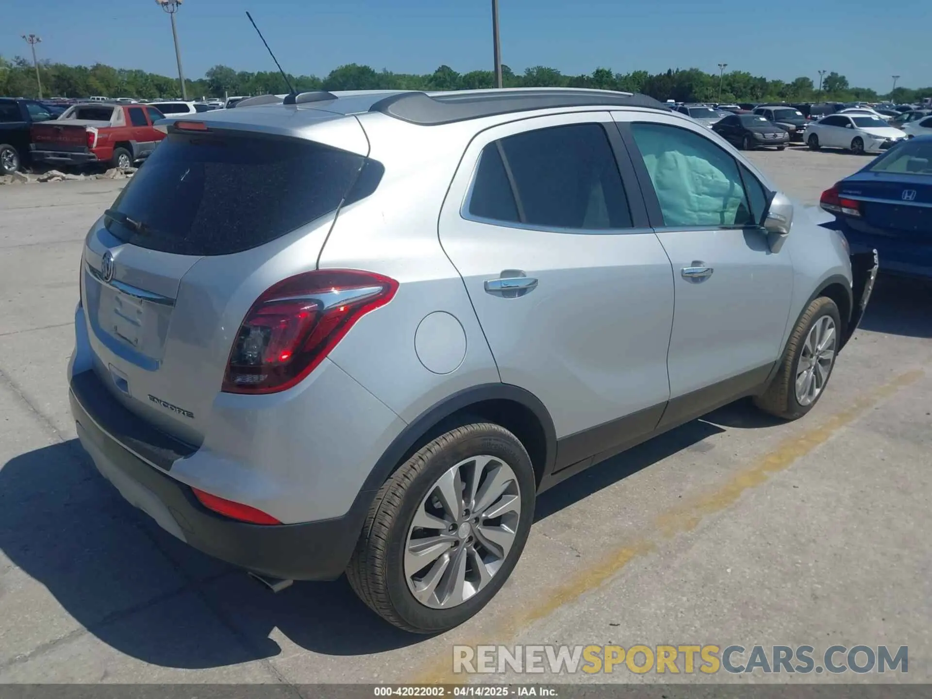 4 Photograph of a damaged car KL4CJASB6KB828473 BUICK ENCORE 2019