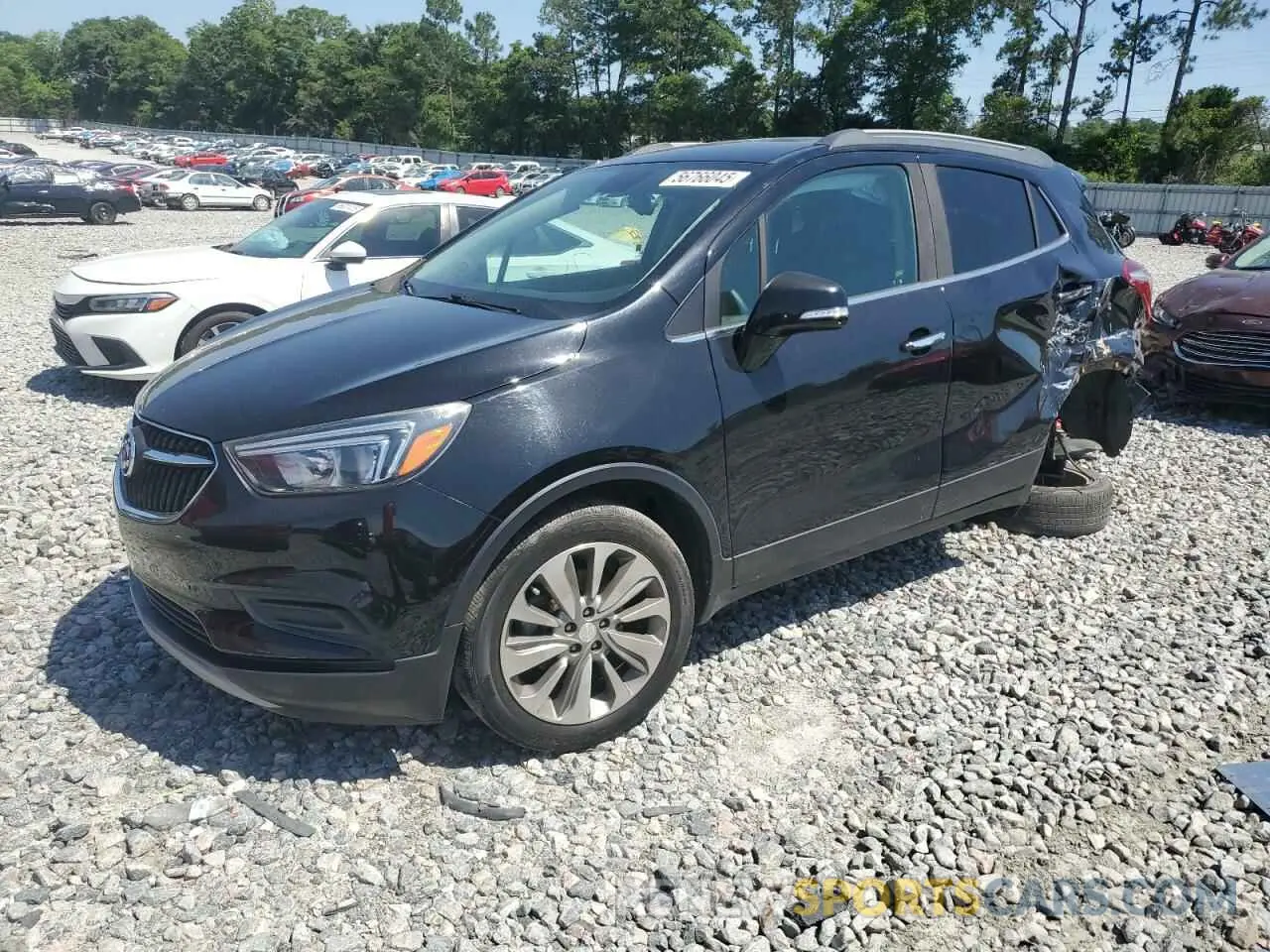 1 Фотография поврежденного автомобиля KL4CJASB6KB855012 BUICK ENCORE 2019