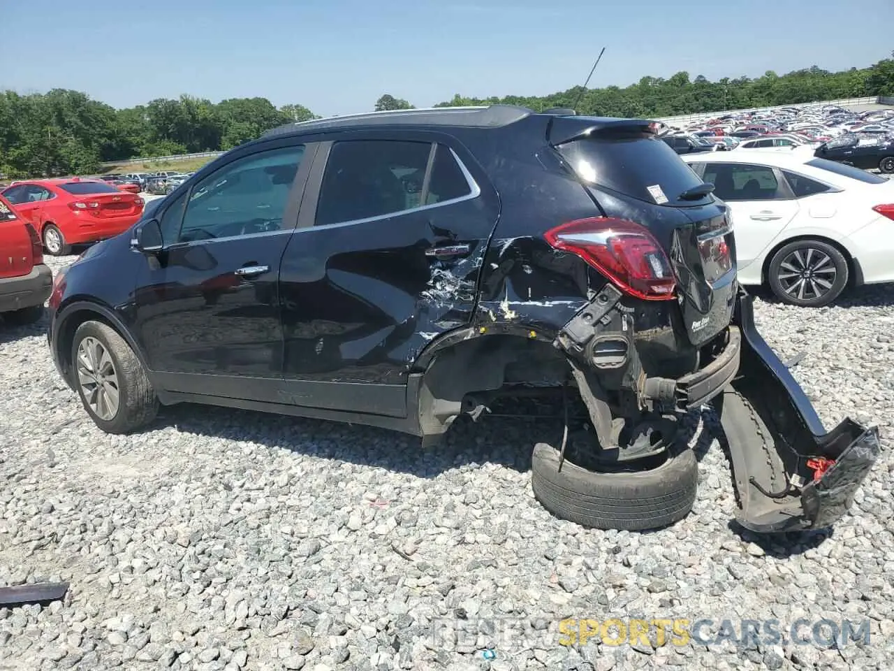 2 Фотография поврежденного автомобиля KL4CJASB6KB855012 BUICK ENCORE 2019
