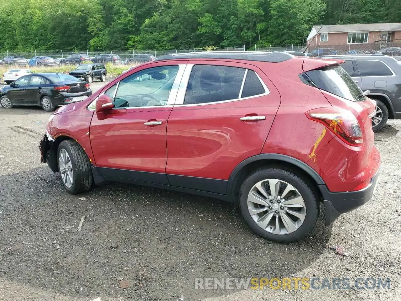 2 Фотография поврежденного автомобиля KL4CJASB7KB700761 BUICK ENCORE 2019