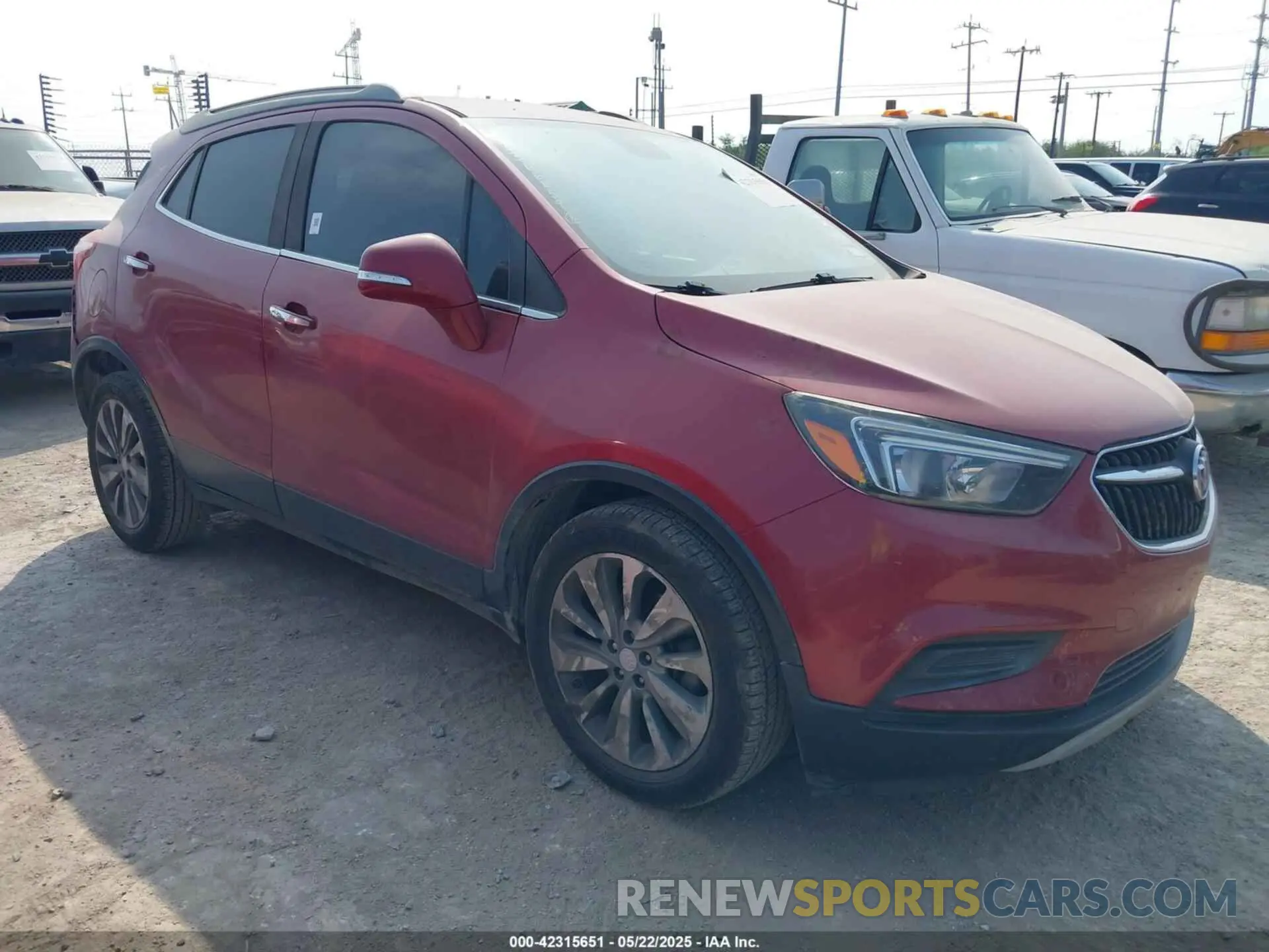 1 Фотография поврежденного автомобиля KL4CJASB7KB705006 BUICK ENCORE 2019