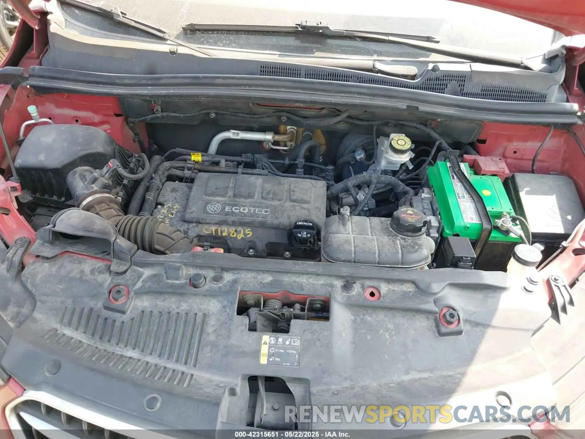 10 Фотография поврежденного автомобиля KL4CJASB7KB705006 BUICK ENCORE 2019