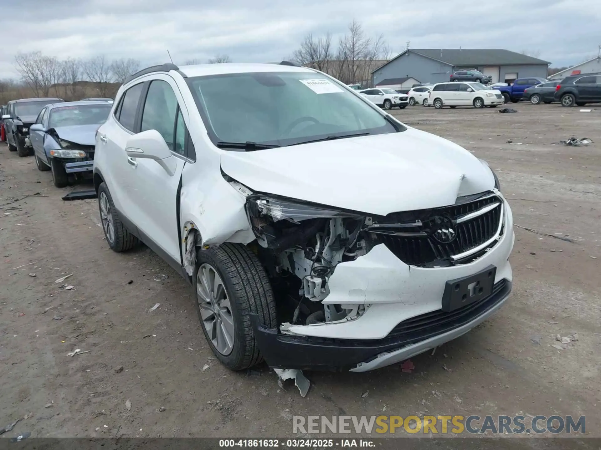 1 Фотография поврежденного автомобиля KL4CJASB7KB707421 BUICK ENCORE 2019