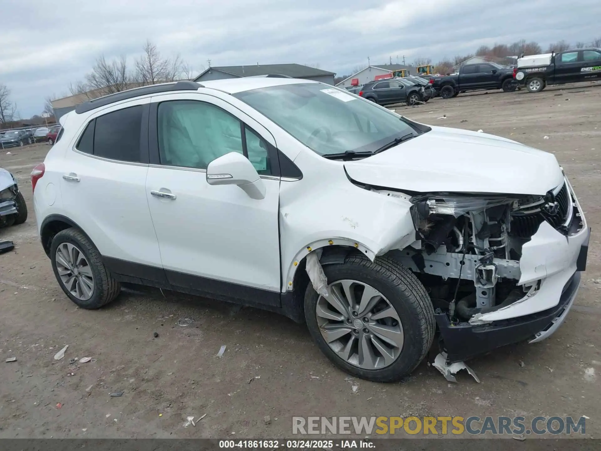 13 Фотография поврежденного автомобиля KL4CJASB7KB707421 BUICK ENCORE 2019
