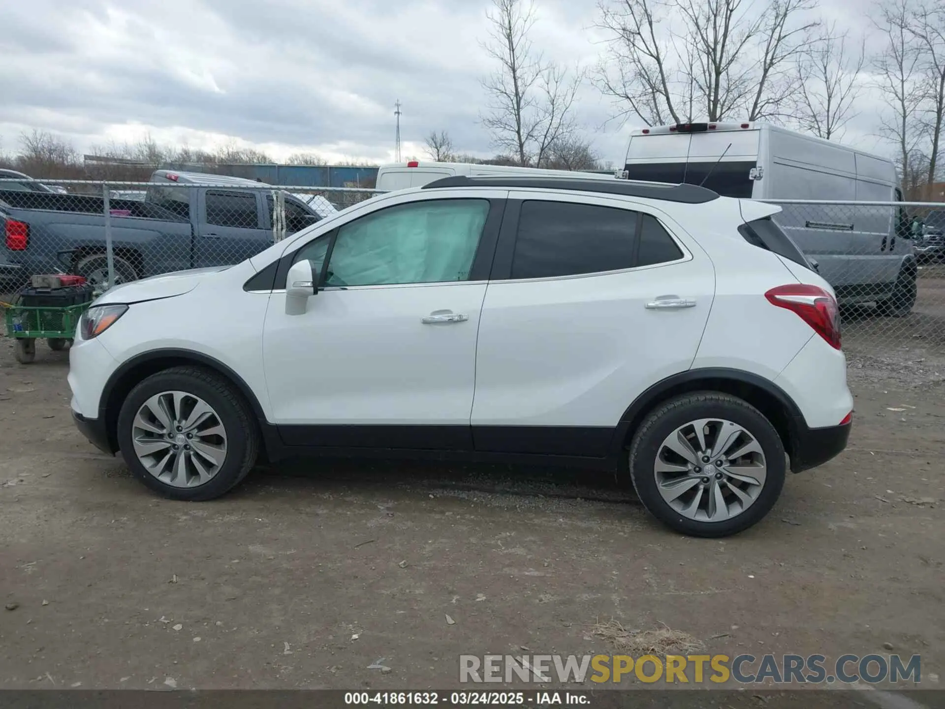 14 Фотография поврежденного автомобиля KL4CJASB7KB707421 BUICK ENCORE 2019