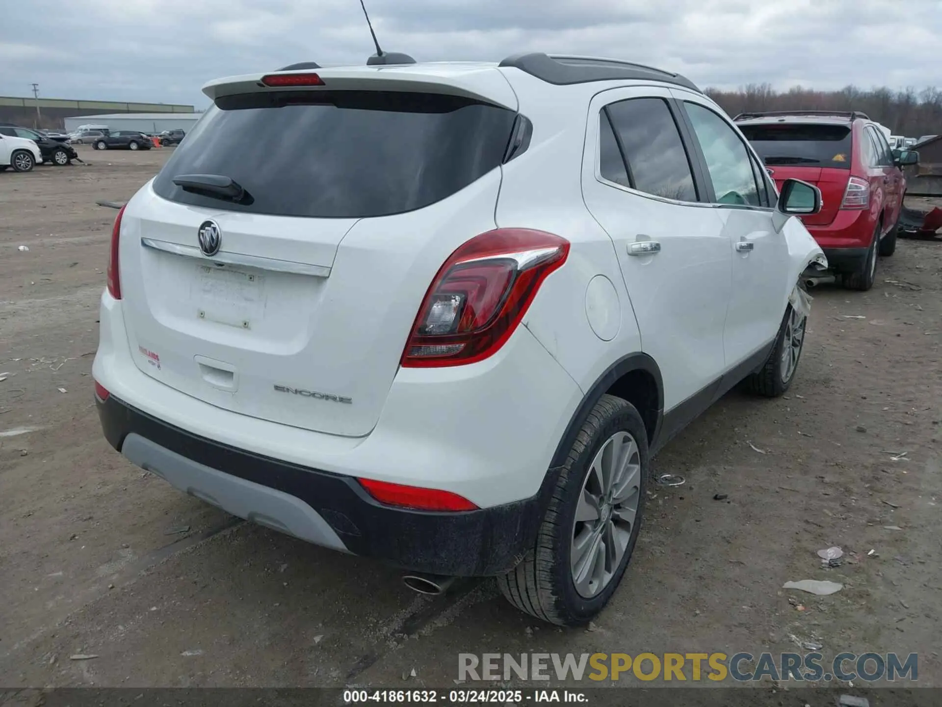 4 Фотография поврежденного автомобиля KL4CJASB7KB707421 BUICK ENCORE 2019