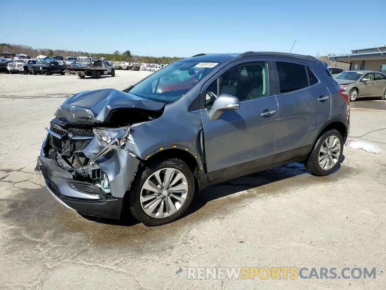 1 Фотография поврежденного автомобиля KL4CJASB7KB791742 BUICK ENCORE 2019
