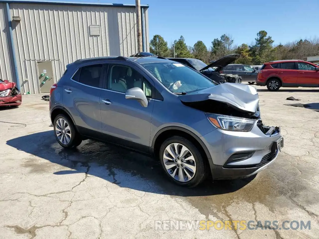 4 Фотография поврежденного автомобиля KL4CJASB7KB791742 BUICK ENCORE 2019