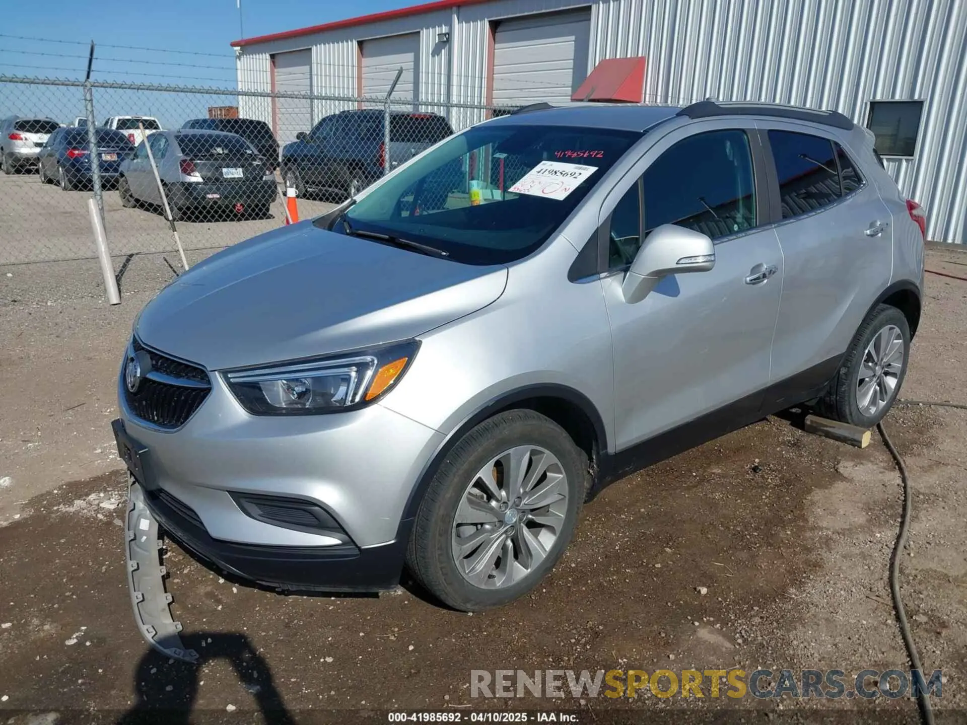 2 Фотография поврежденного автомобиля KL4CJASB7KB863653 BUICK ENCORE 2019