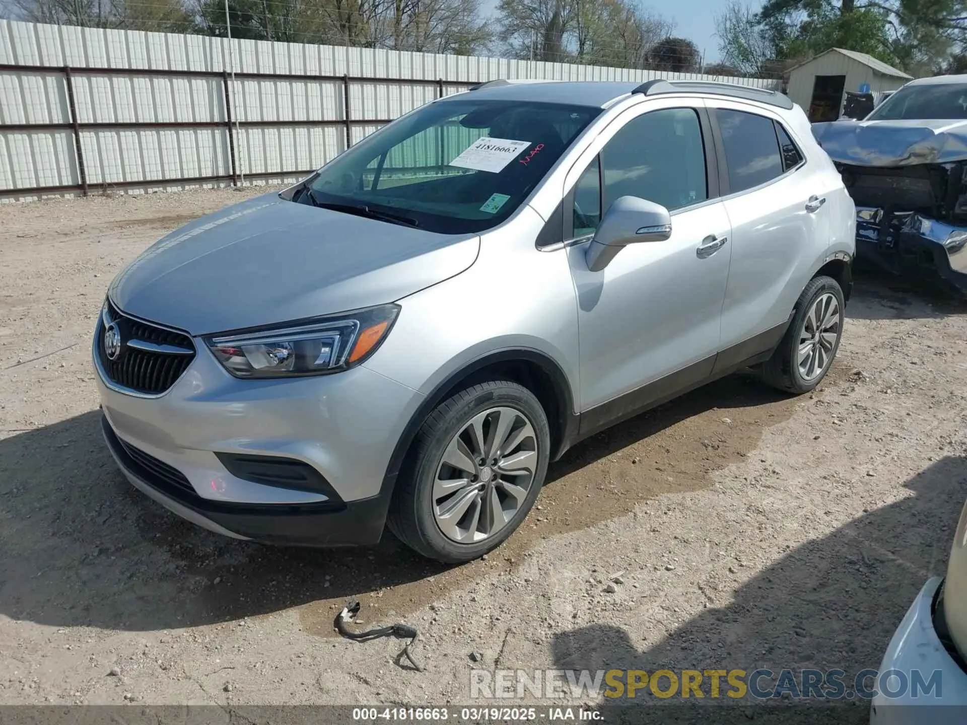 2 Photograph of a damaged car KL4CJASB7KB900118 BUICK ENCORE 2019