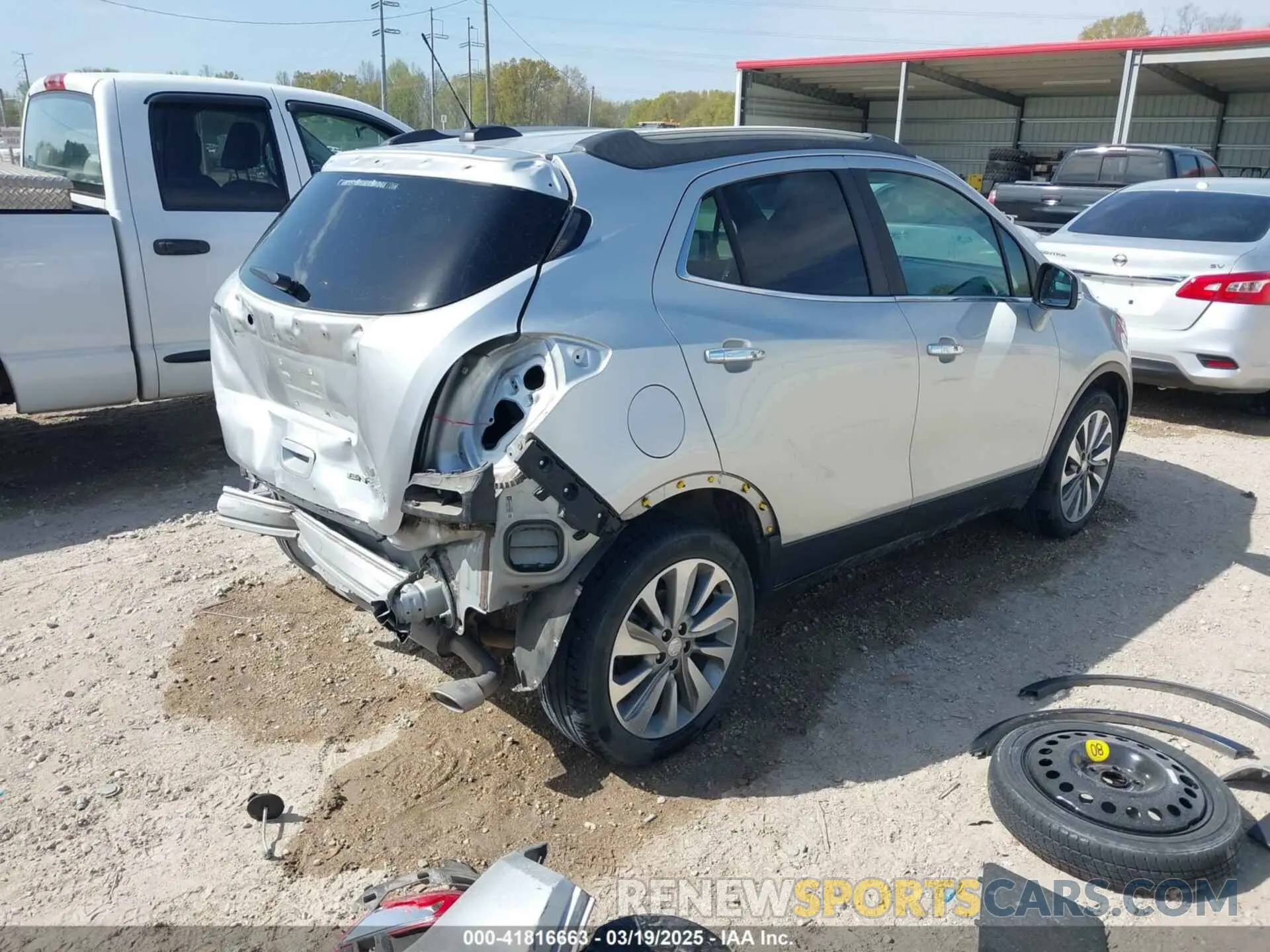 4 Photograph of a damaged car KL4CJASB7KB900118 BUICK ENCORE 2019
