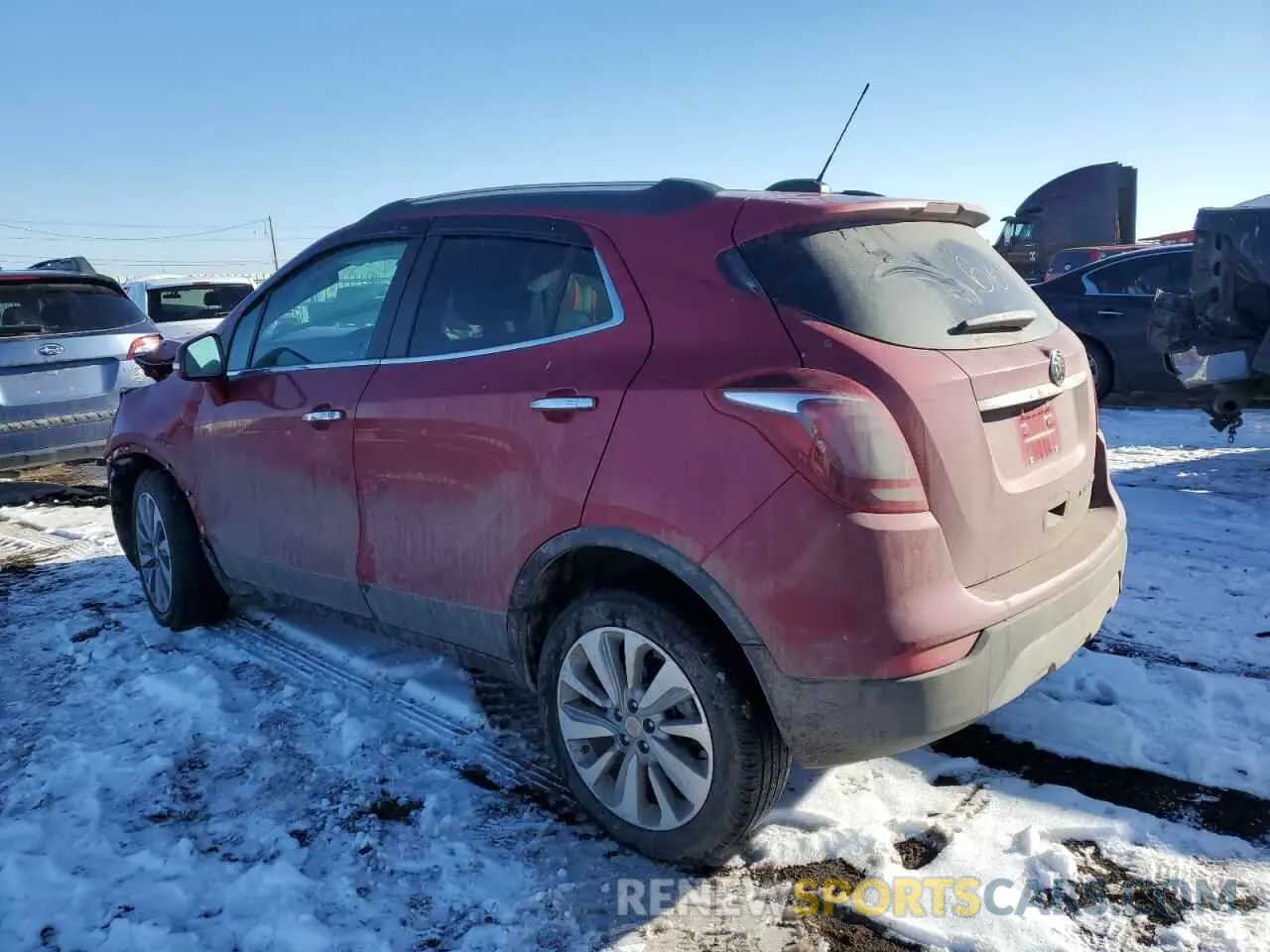 2 Фотография поврежденного автомобиля KL4CJASB8KB707251 BUICK ENCORE 2019
