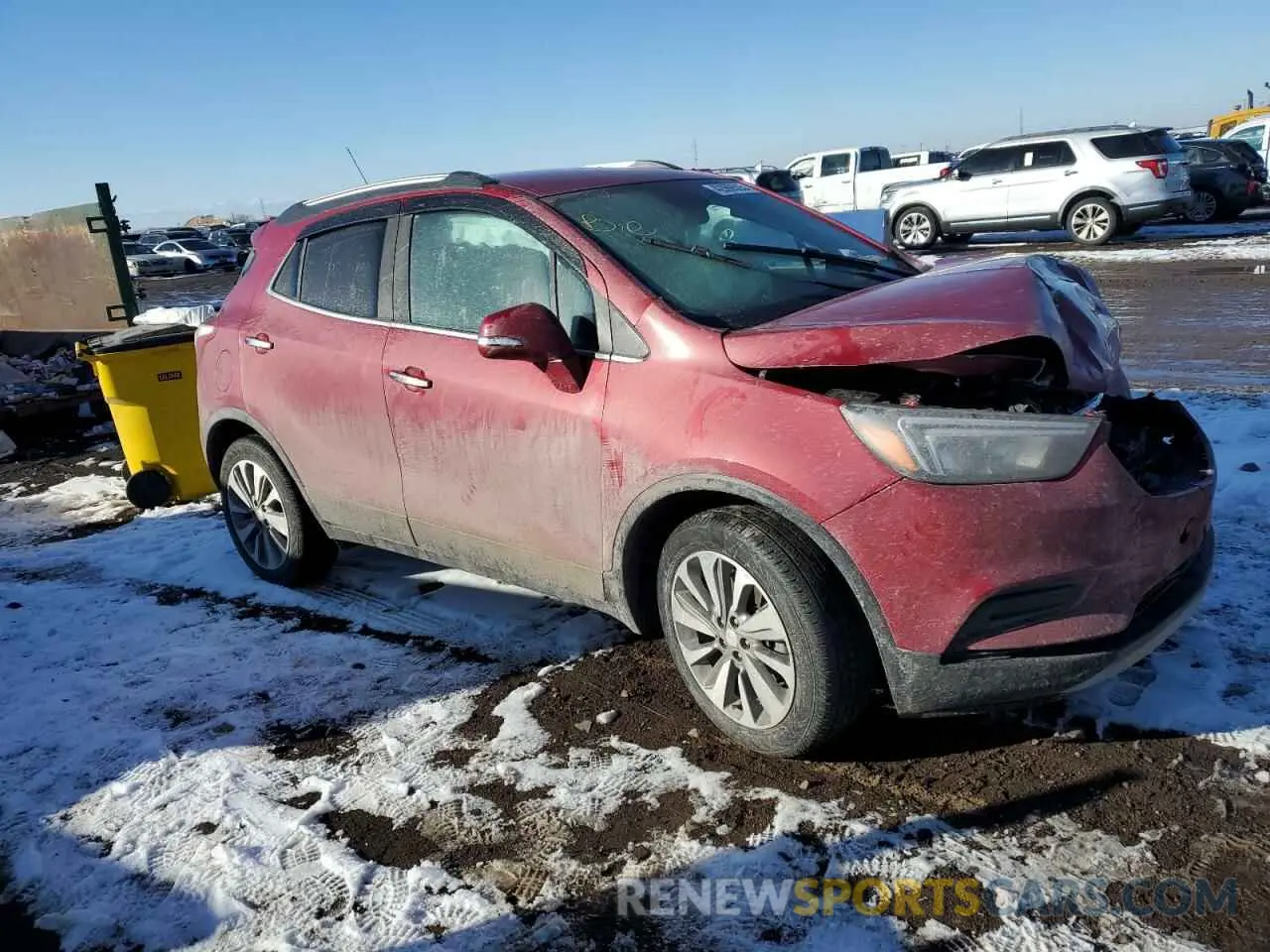 4 Фотография поврежденного автомобиля KL4CJASB8KB707251 BUICK ENCORE 2019