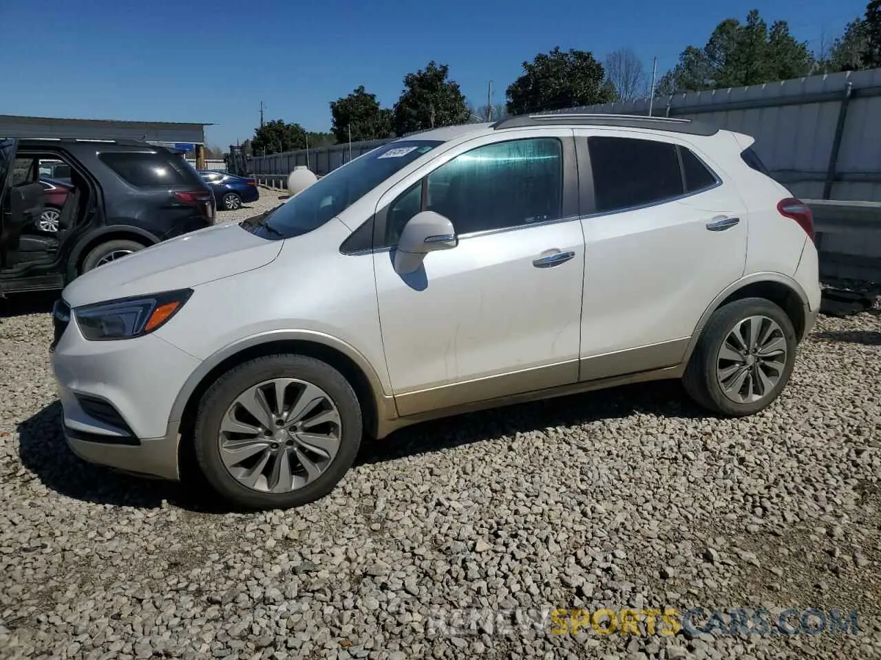 1 Photograph of a damaged car KL4CJASB8KB710201 BUICK ENCORE 2019
