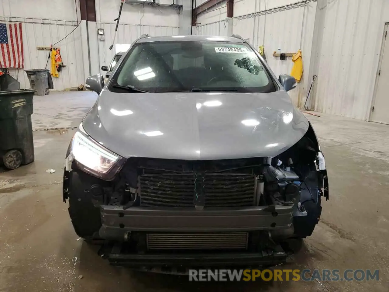 5 Фотография поврежденного автомобиля KL4CJASB8KB736331 BUICK ENCORE 2019