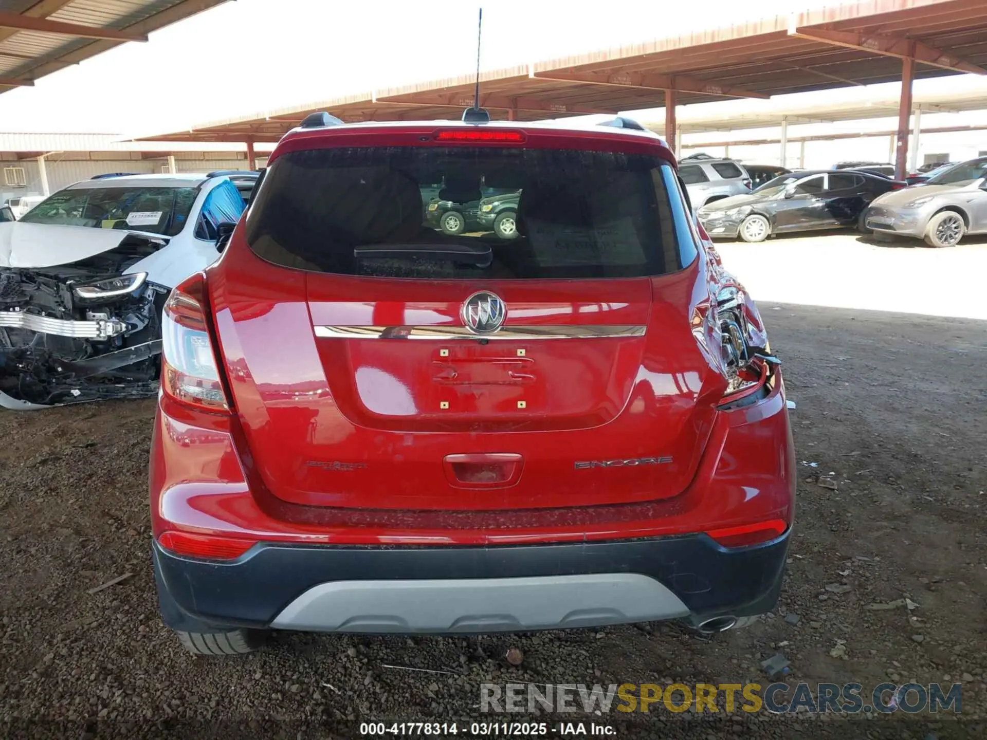 16 Фотография поврежденного автомобиля KL4CJASB8KB862706 BUICK ENCORE 2019