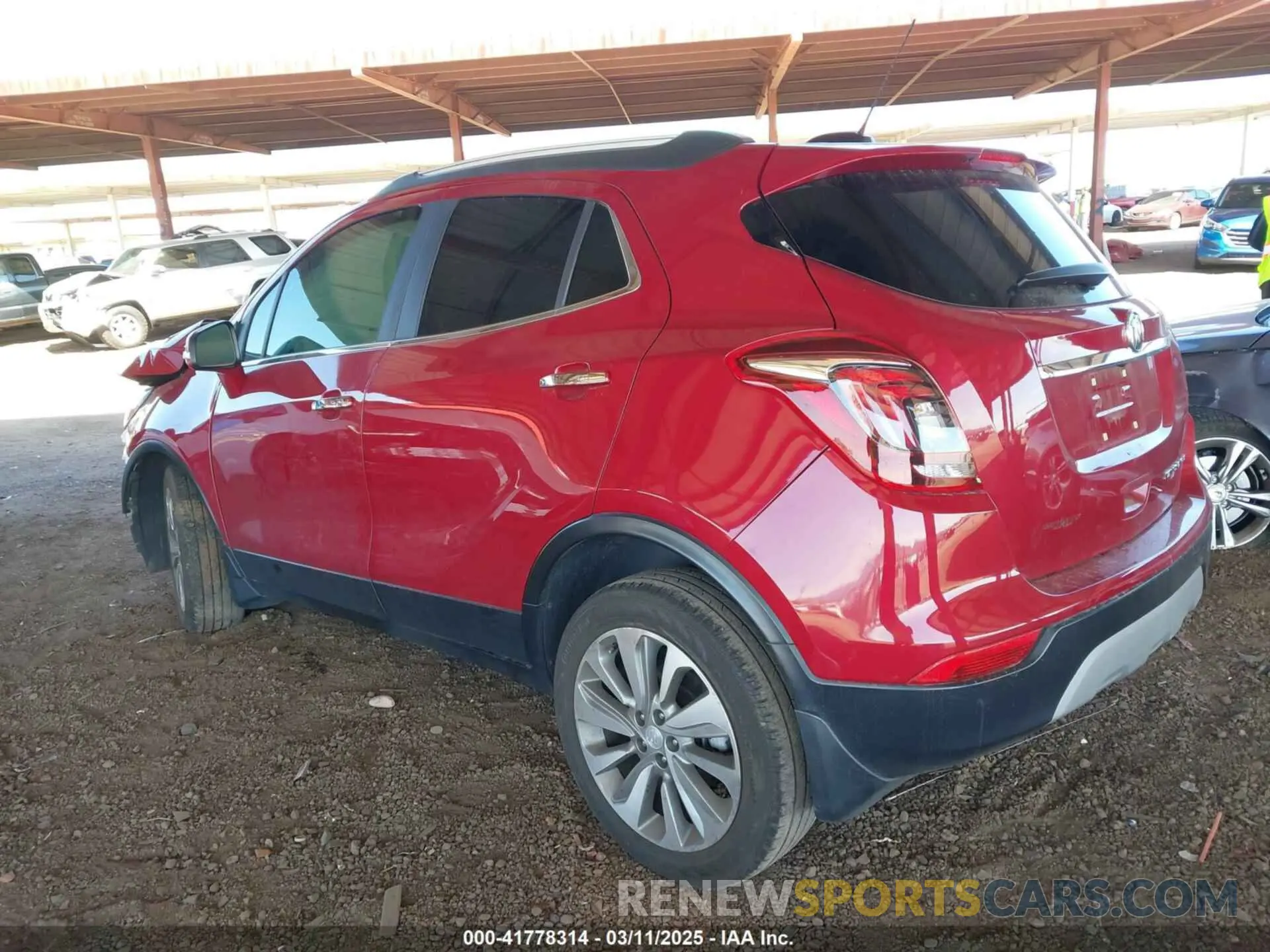 3 Фотография поврежденного автомобиля KL4CJASB8KB862706 BUICK ENCORE 2019