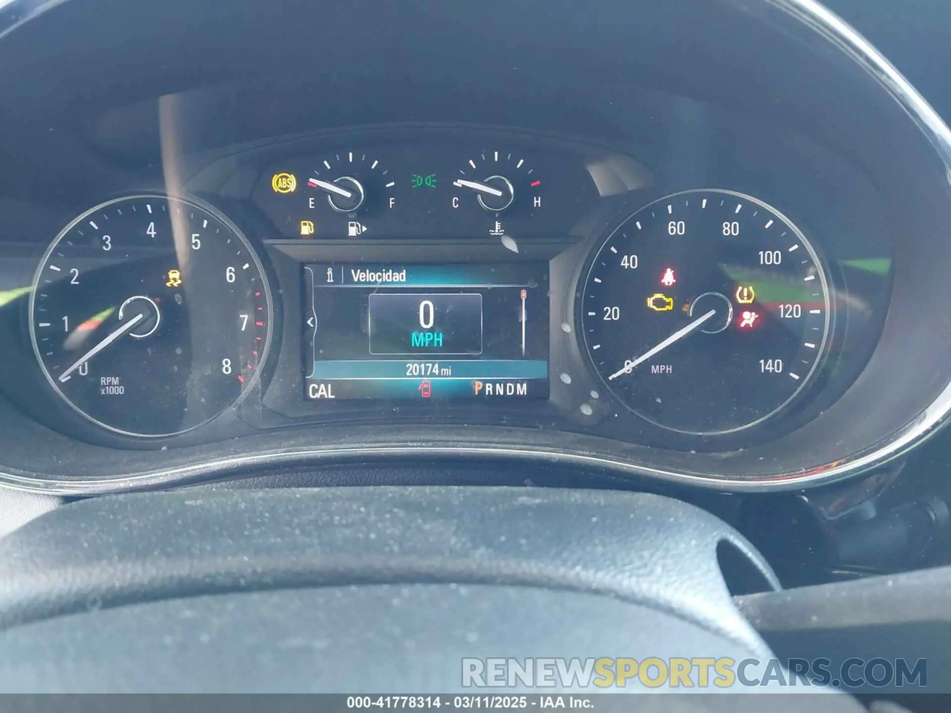 7 Фотография поврежденного автомобиля KL4CJASB8KB862706 BUICK ENCORE 2019