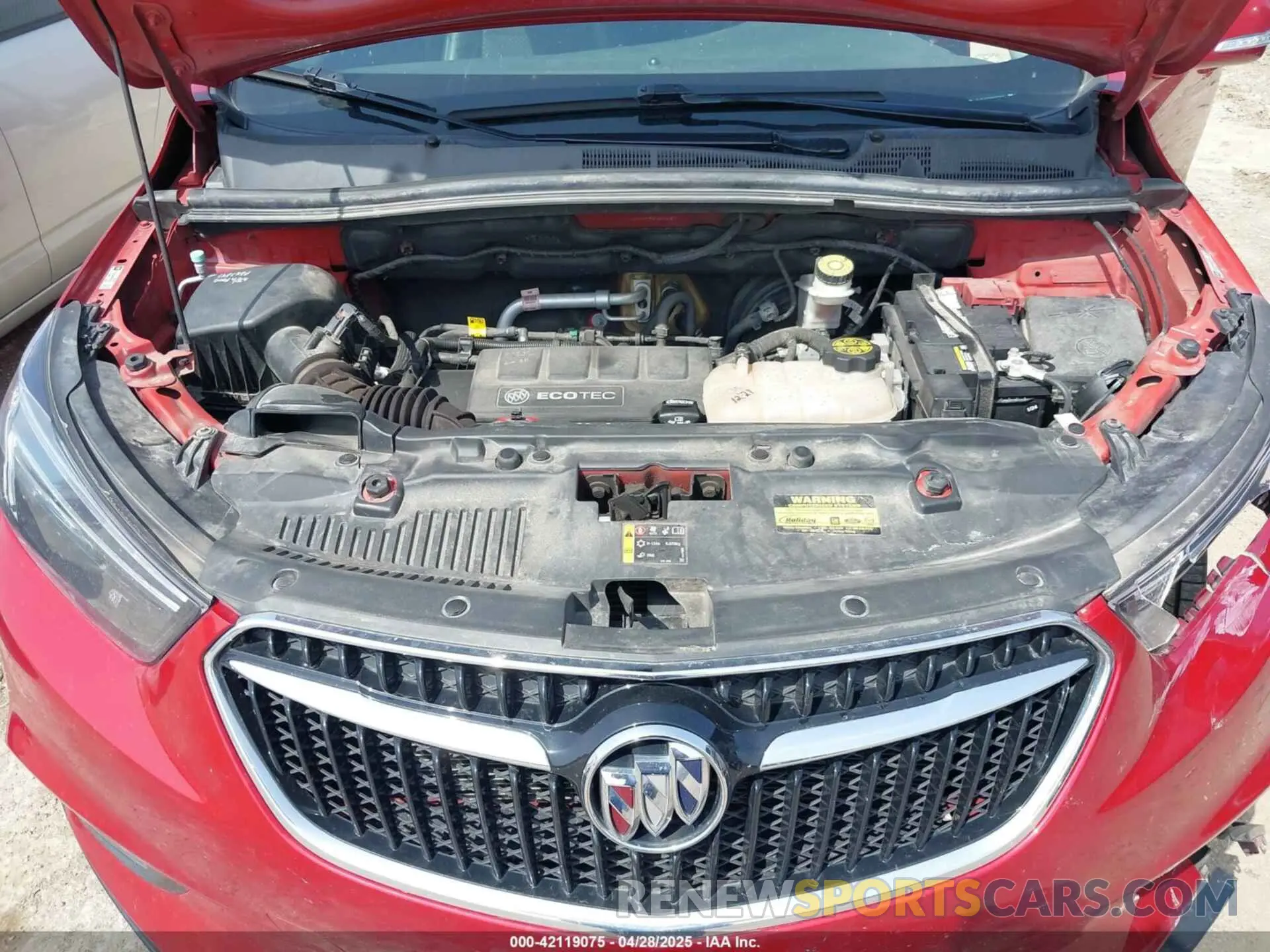 10 Photograph of a damaged car KL4CJASB8KB891431 BUICK ENCORE 2019