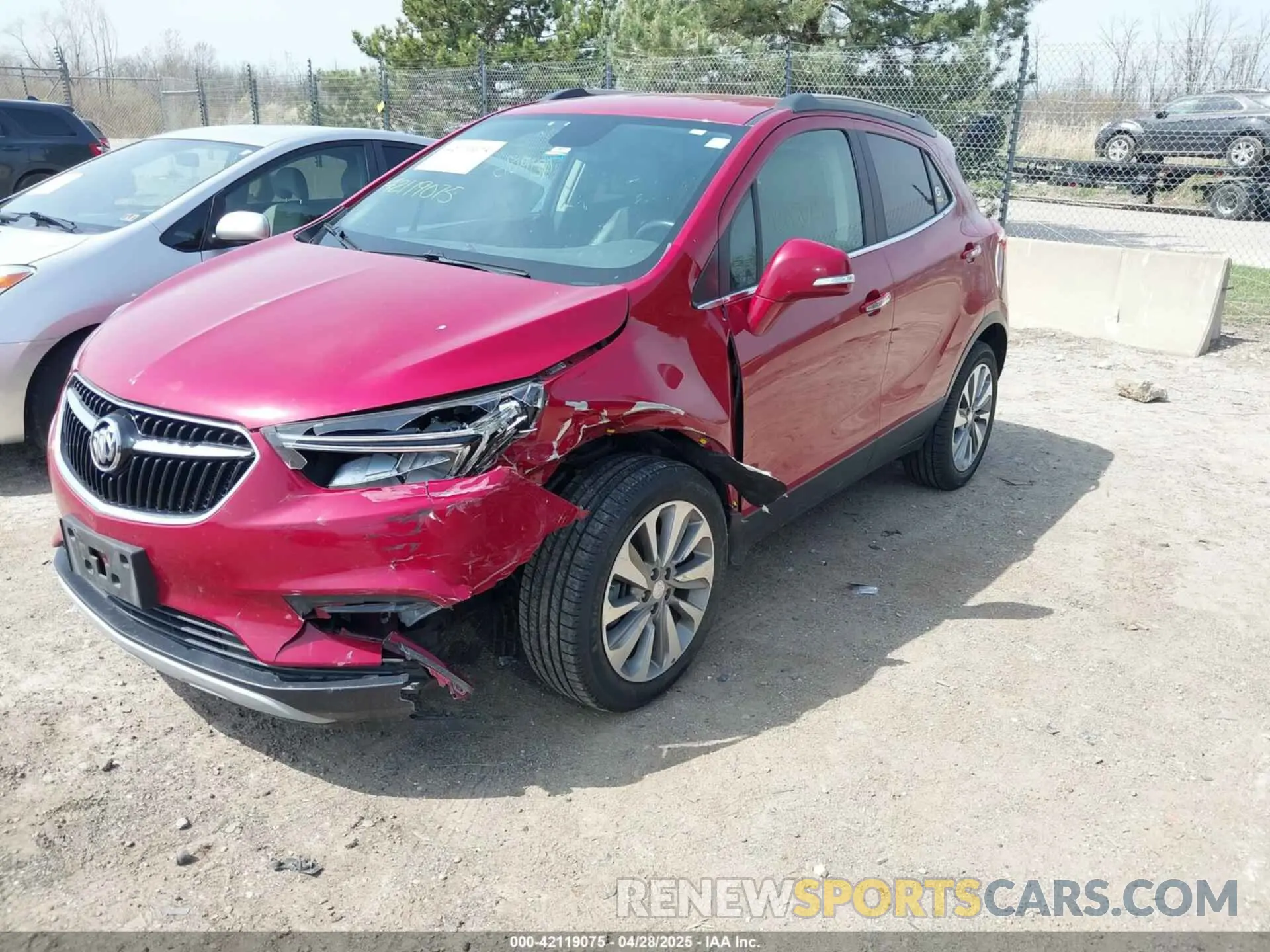 2 Photograph of a damaged car KL4CJASB8KB891431 BUICK ENCORE 2019