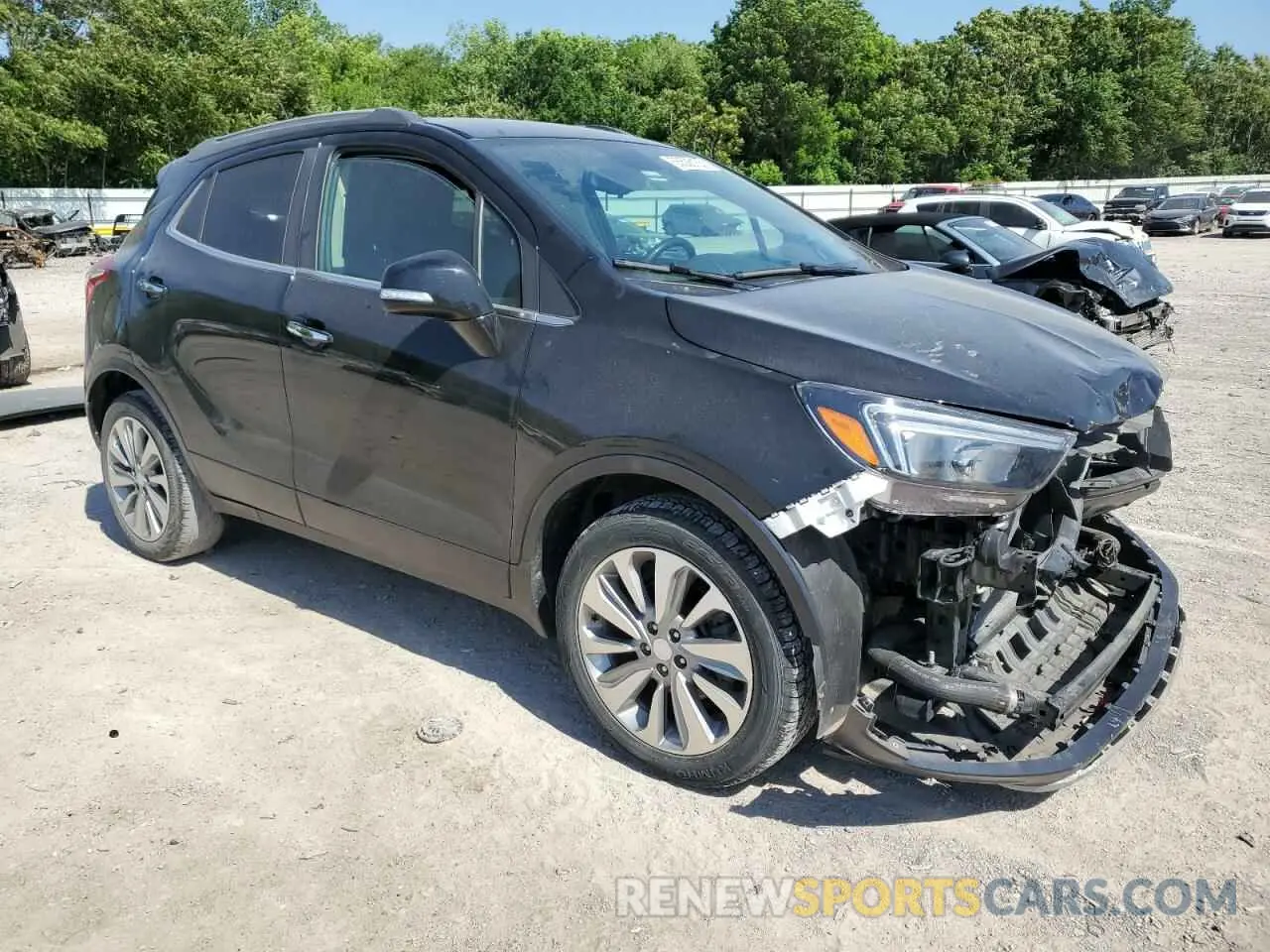 4 Фотография поврежденного автомобиля KL4CJASB8KB921852 BUICK ENCORE 2019
